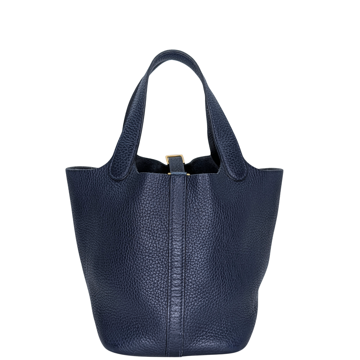 Hermes Picotin 18 Clemence Dark Blue GHW Stamp B