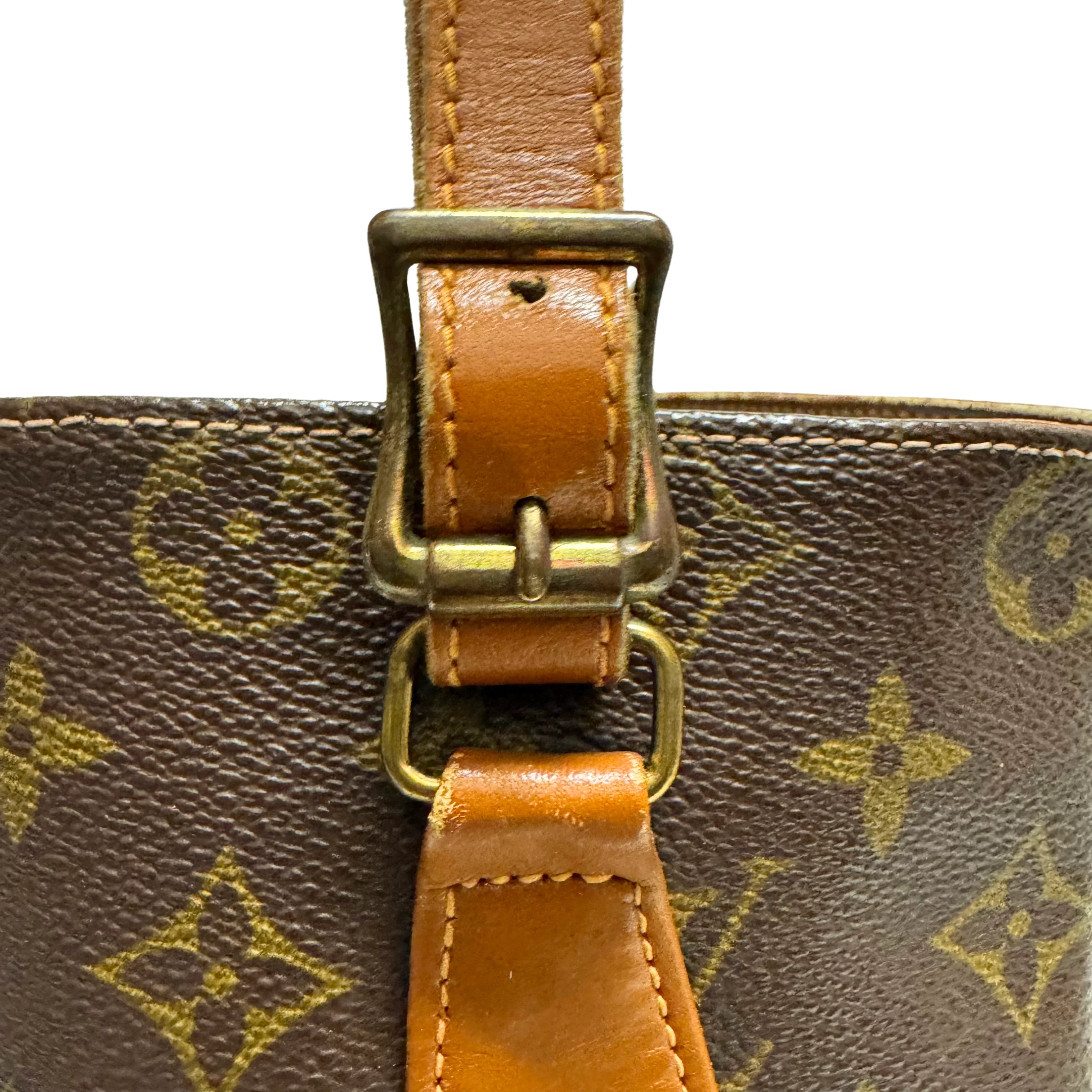 Louis Vuitton French Monogram Company Petit Marais Bucket Bag - Lost Designer