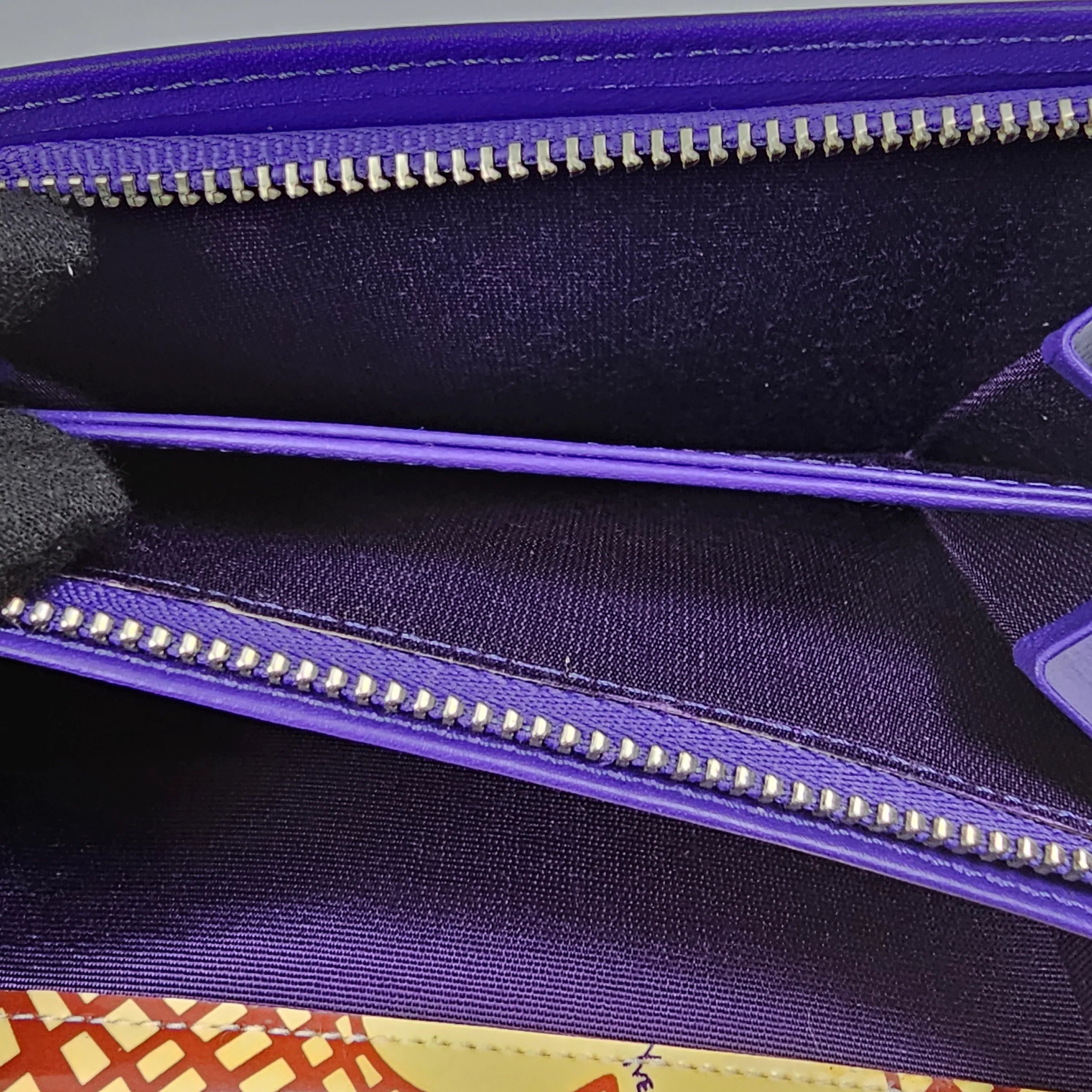 Saint Laurent Abstract Canvas Wallet - Lost Designer