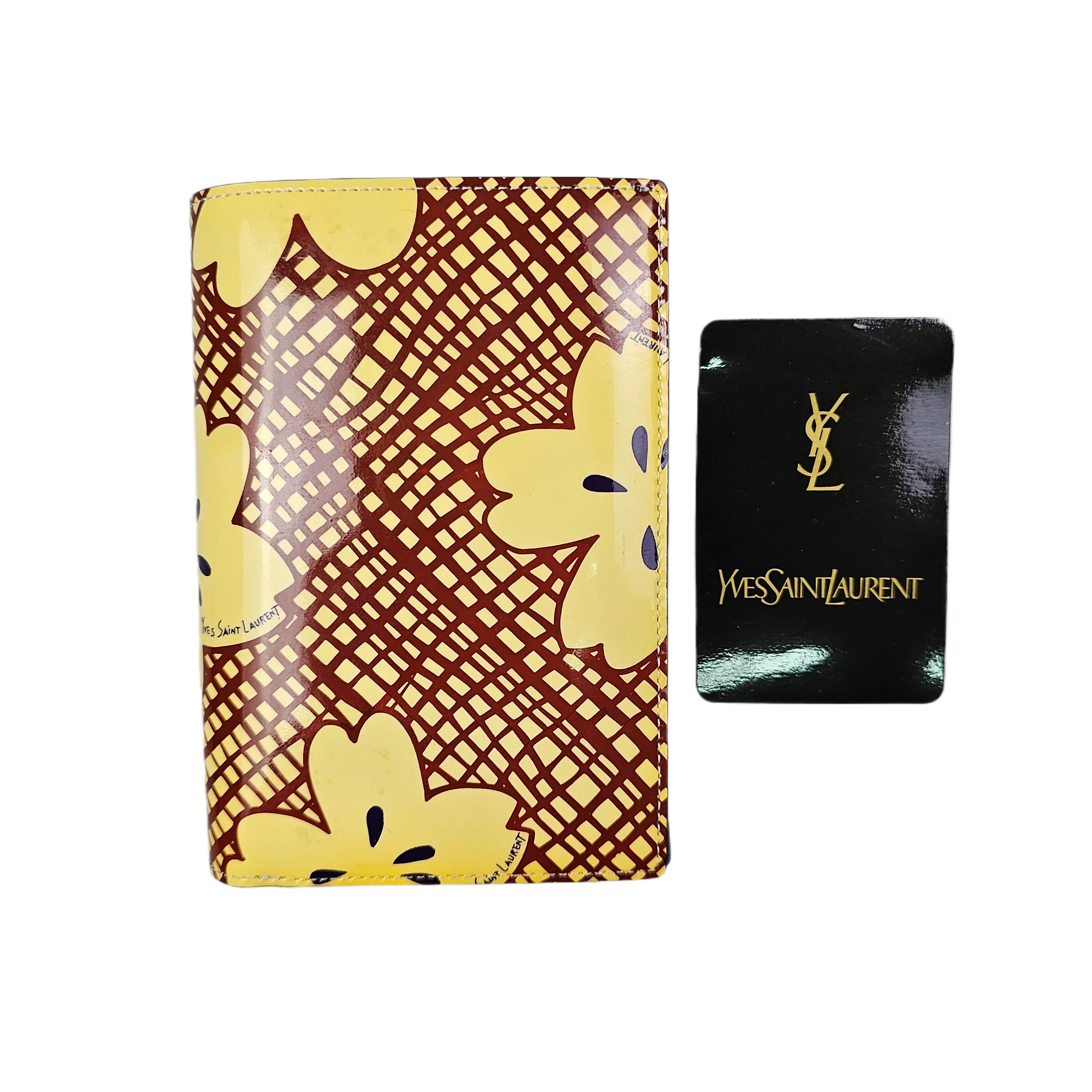 Saint Laurent Abstract Canvas Wallet - Lost Designer