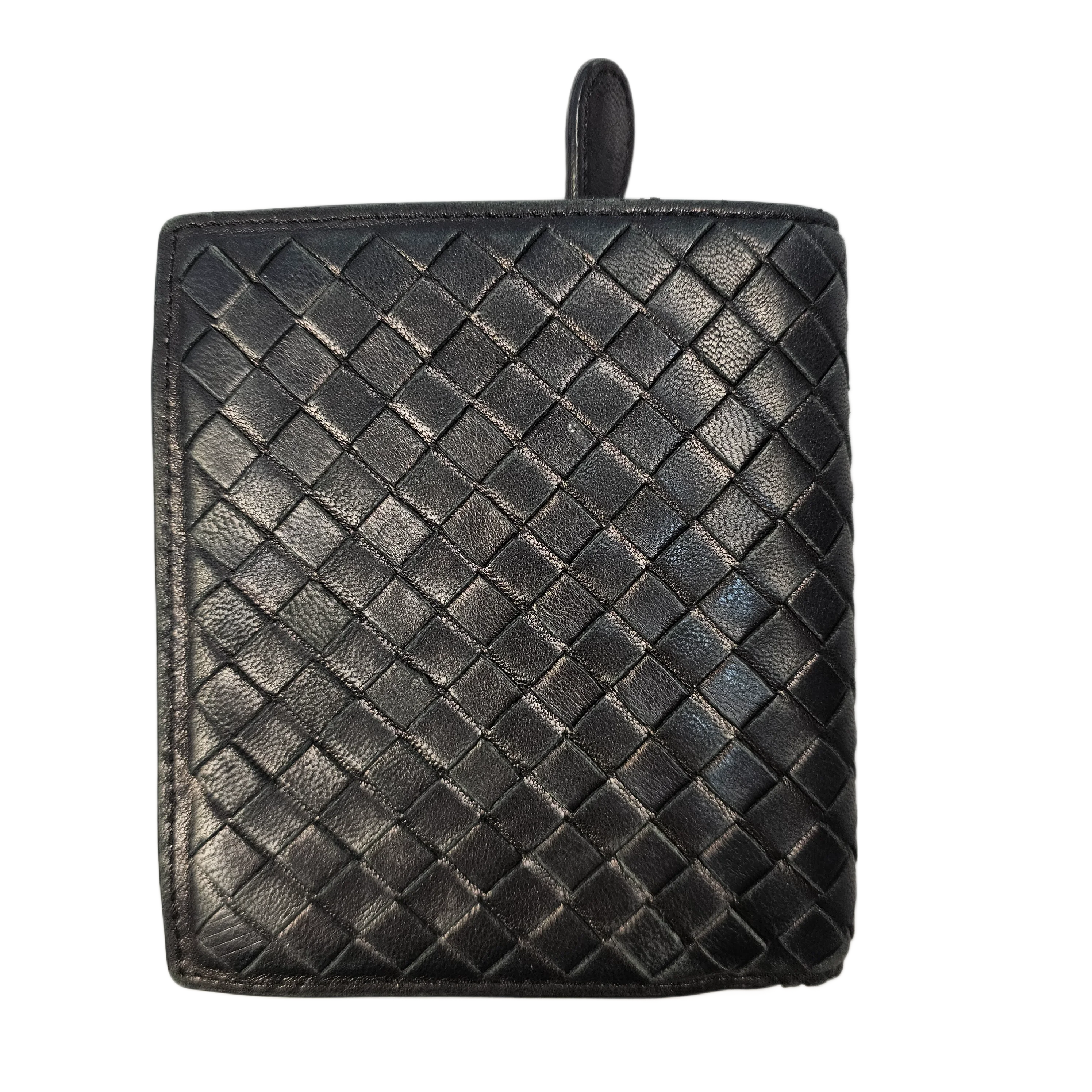 Bottega Veneta Intrecciato Black Leather Wallet - Lost Designer
