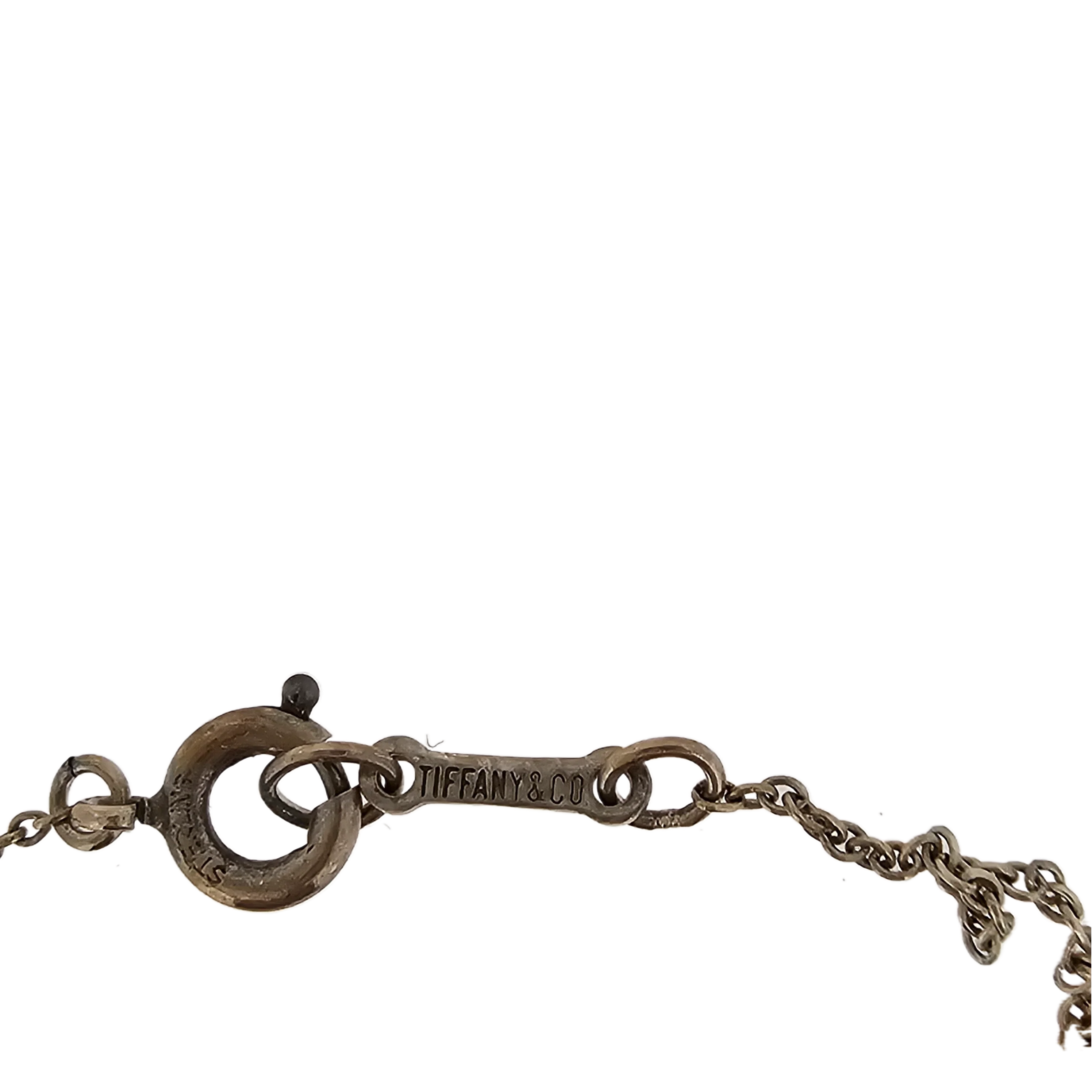 Tiffany & Co Sterling Silver Bean Necklace - Lost Designer