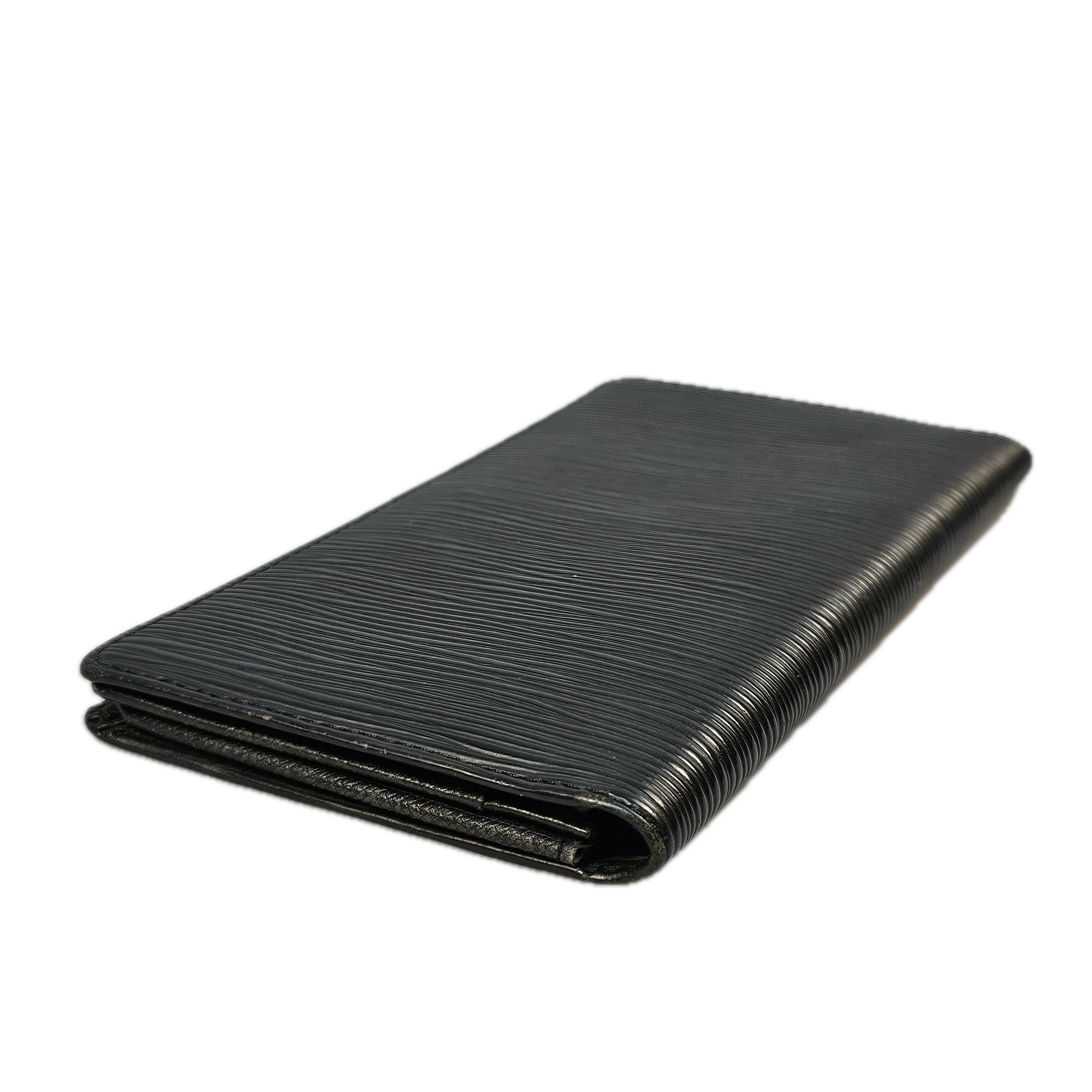 Louis Vuitton Black Epi Brazza Wallet - Lost Designer