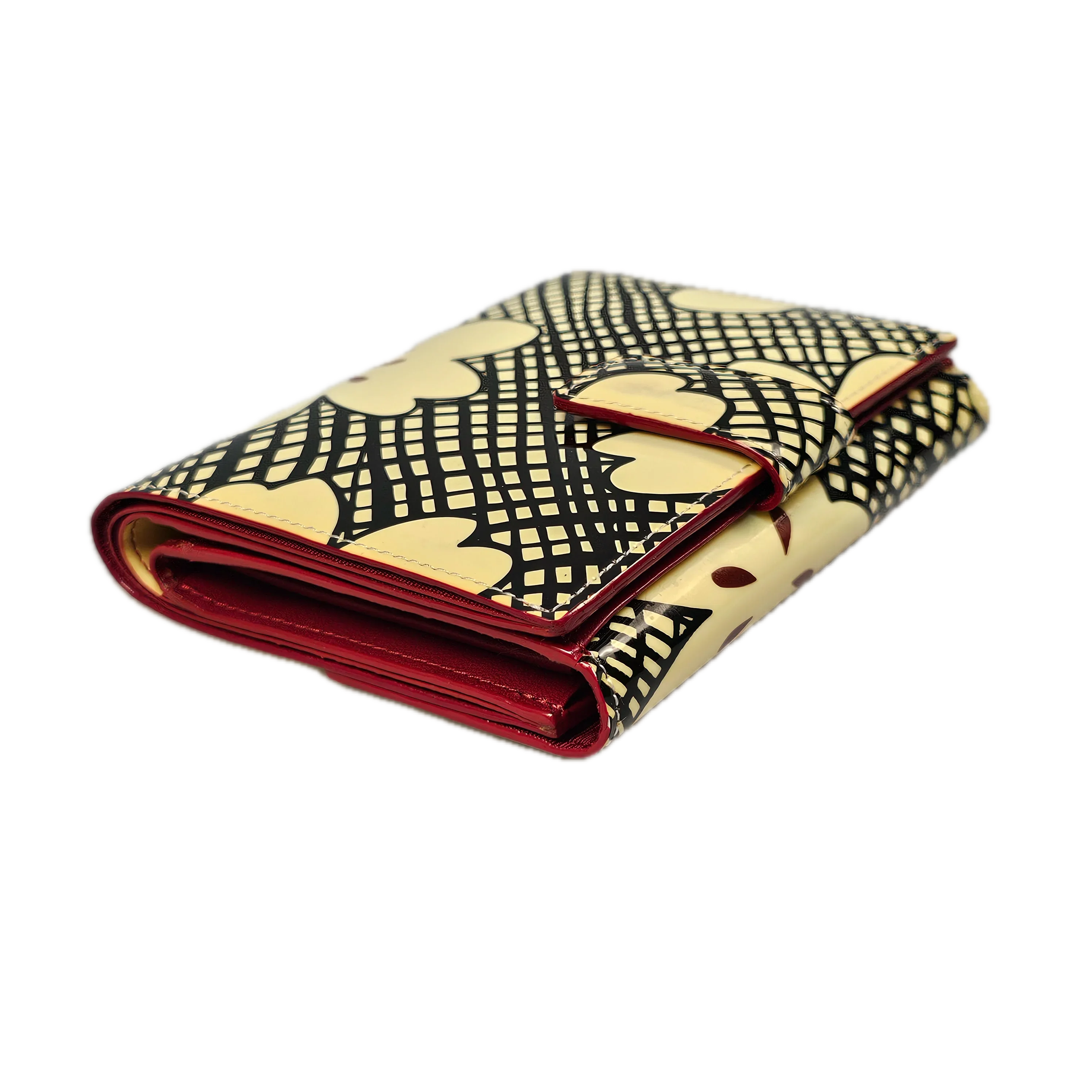 Saint Laurent Abstract Canvas Wallet - Lost Designer