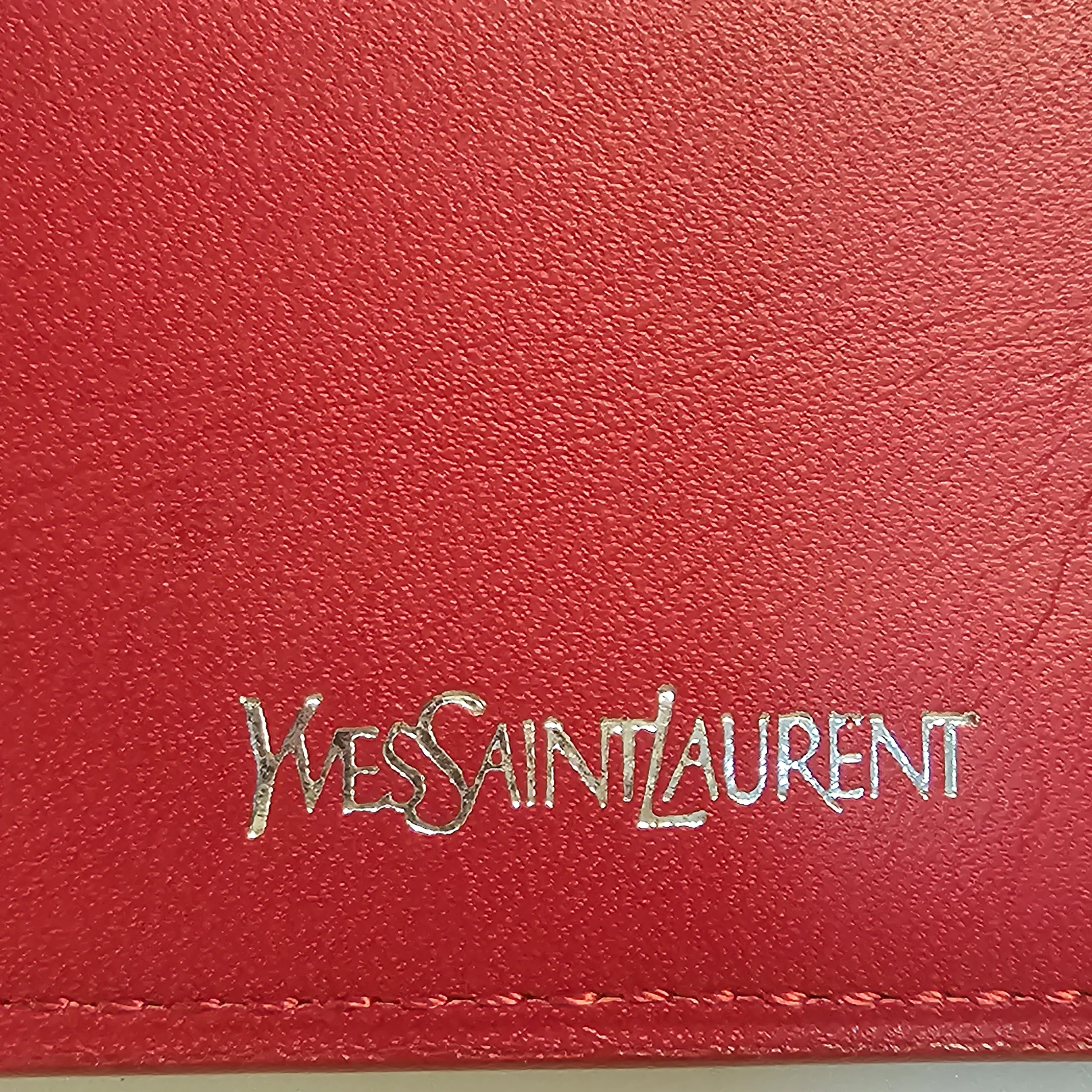 Saint Laurent Abstract Canvas Wallet - Lost Designer