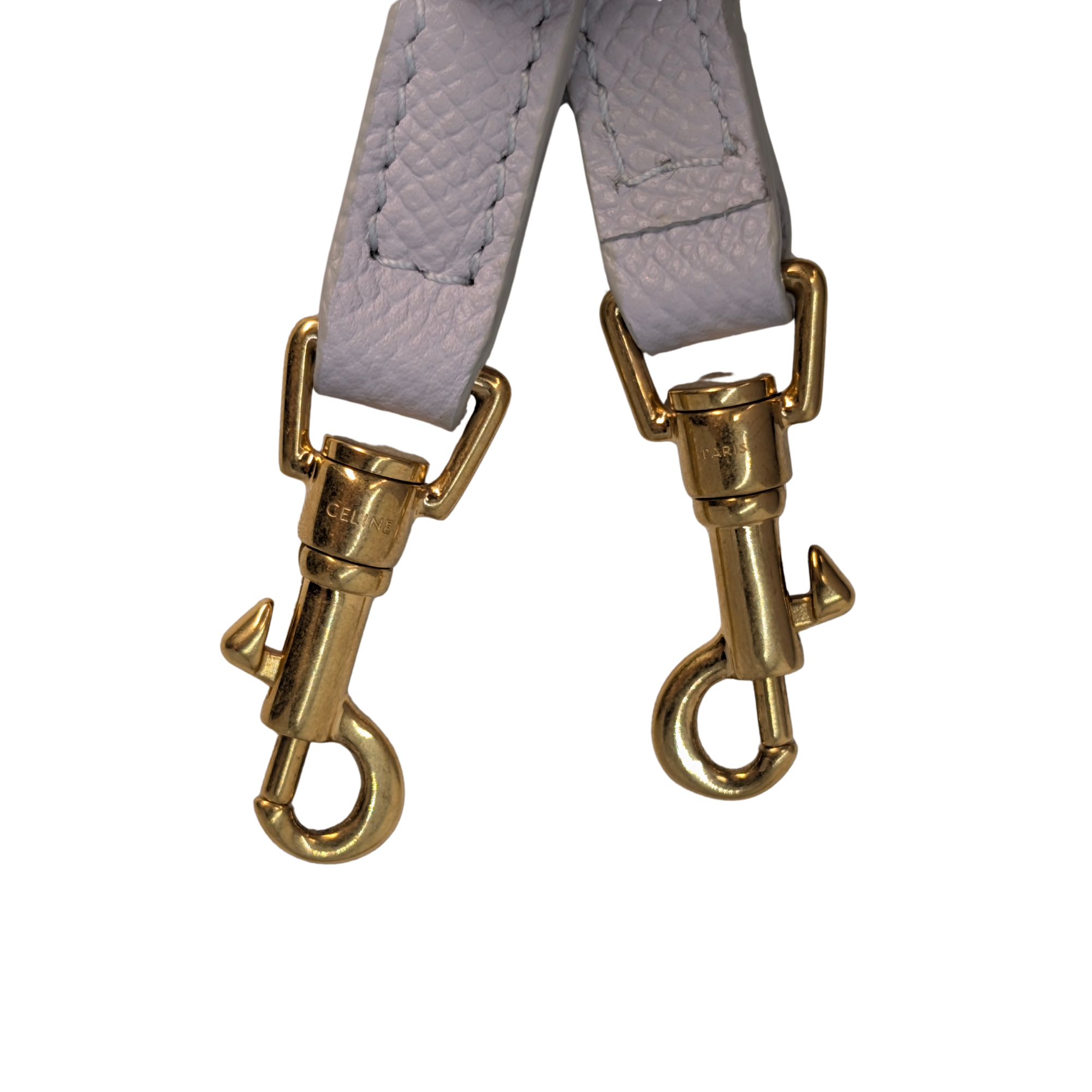 Celine Micro Grained Calfskin Belt Bag Pearl Blue
