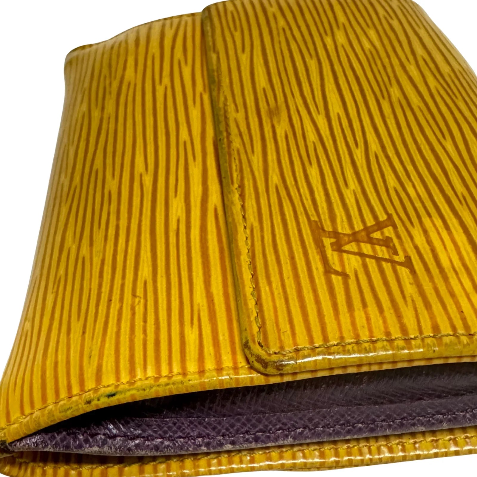 Louis Vuitton Epi Leather Wallet Yellow - Lost Designer