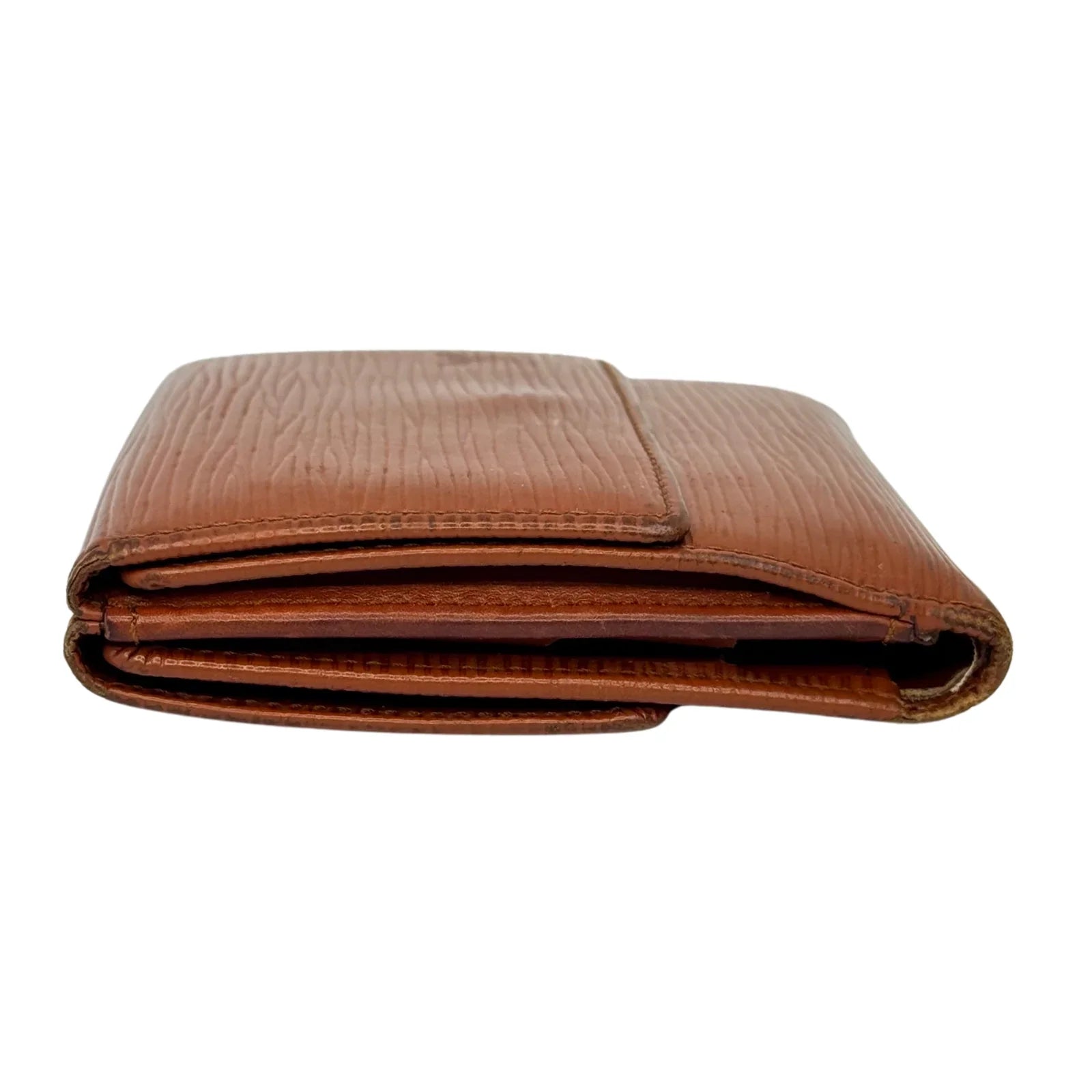 Louis Vuitton Epi Leather Compact Wallet Brown - Lost Designer
