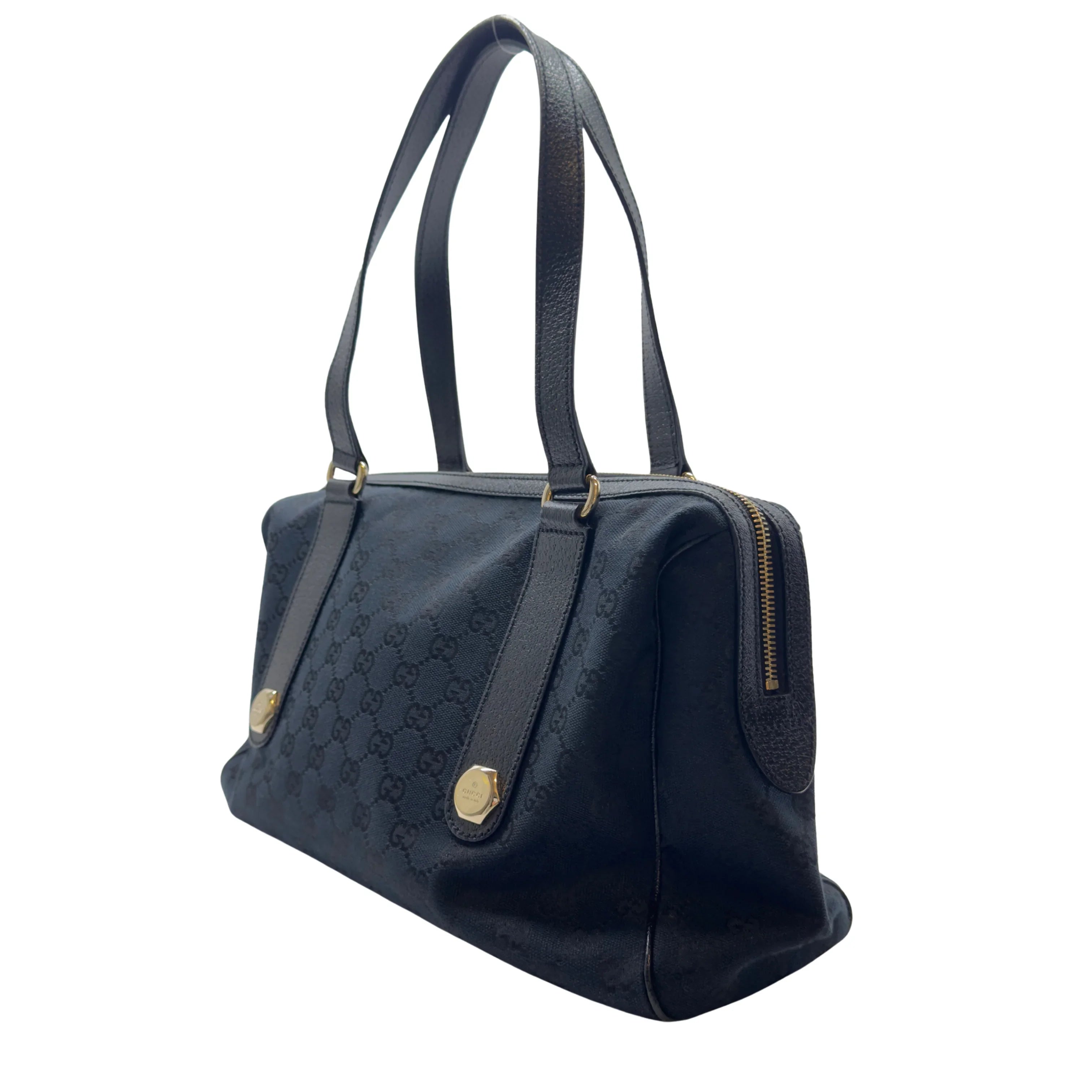 Gucci Boston Bag GG Supreme Black - Lost Designer