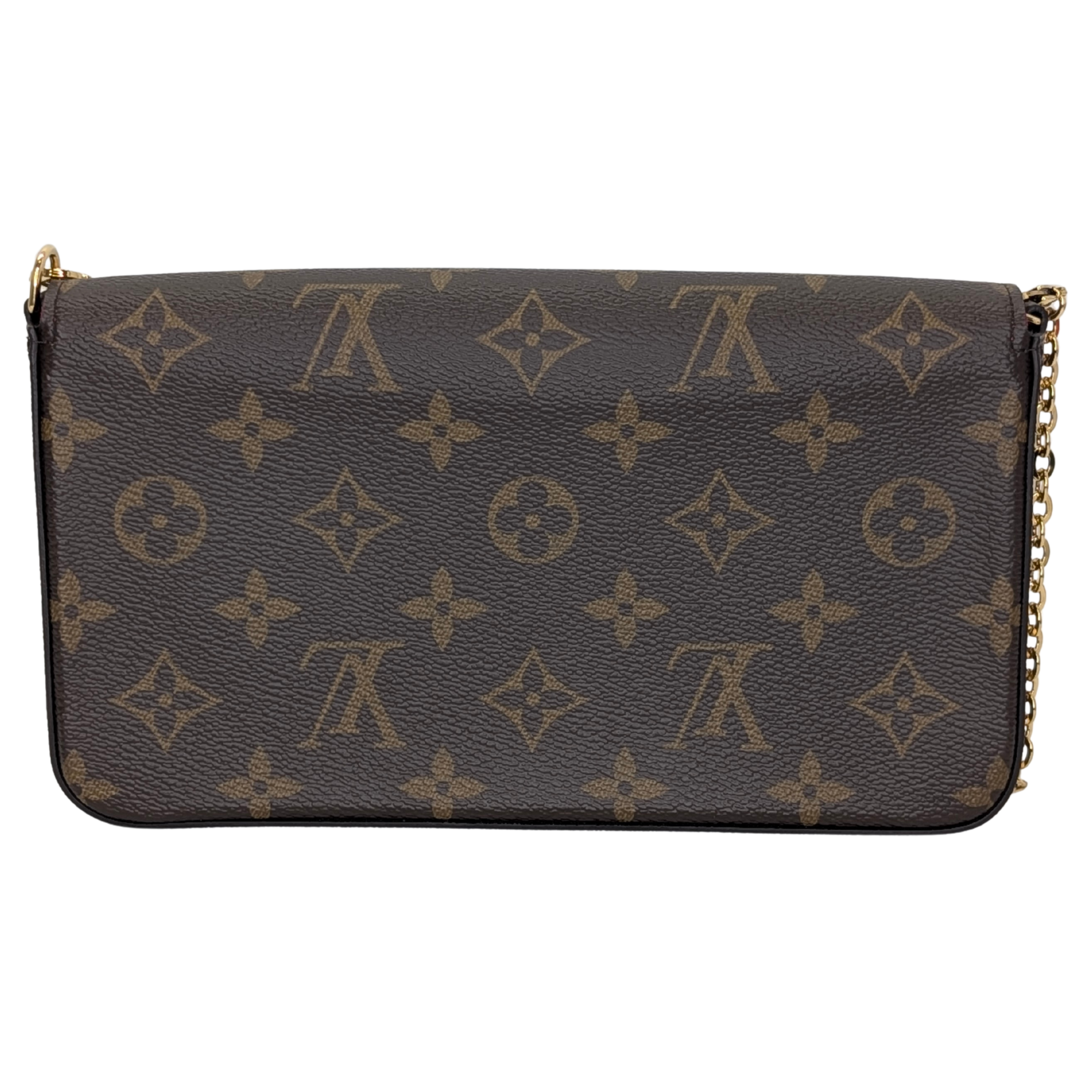 Louis Vuitton Pochette Félicie Monogram Bag Brown