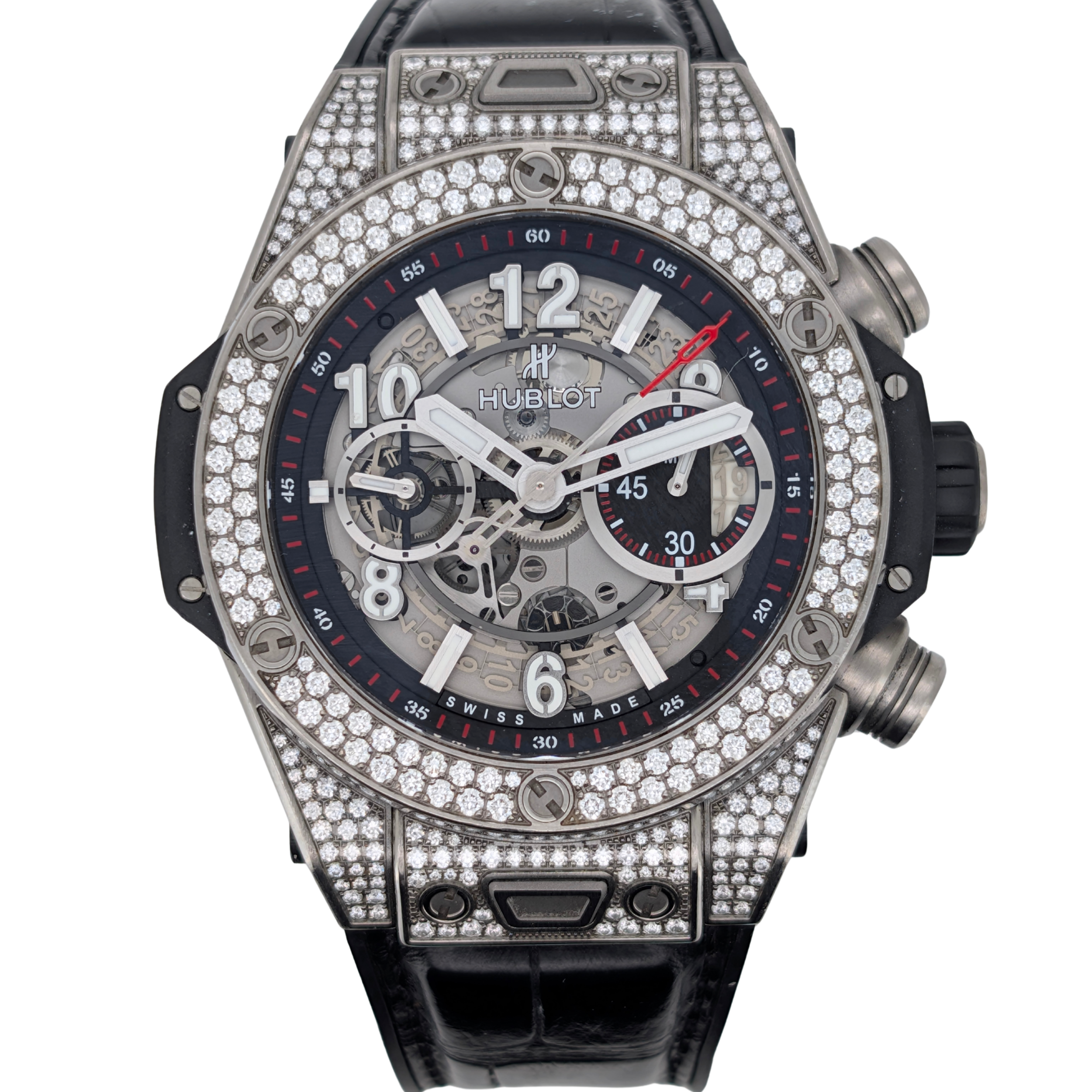 Hublot Big Bang Unico Titanium Pavé 411.NX.1170.RX.1704 Diamond