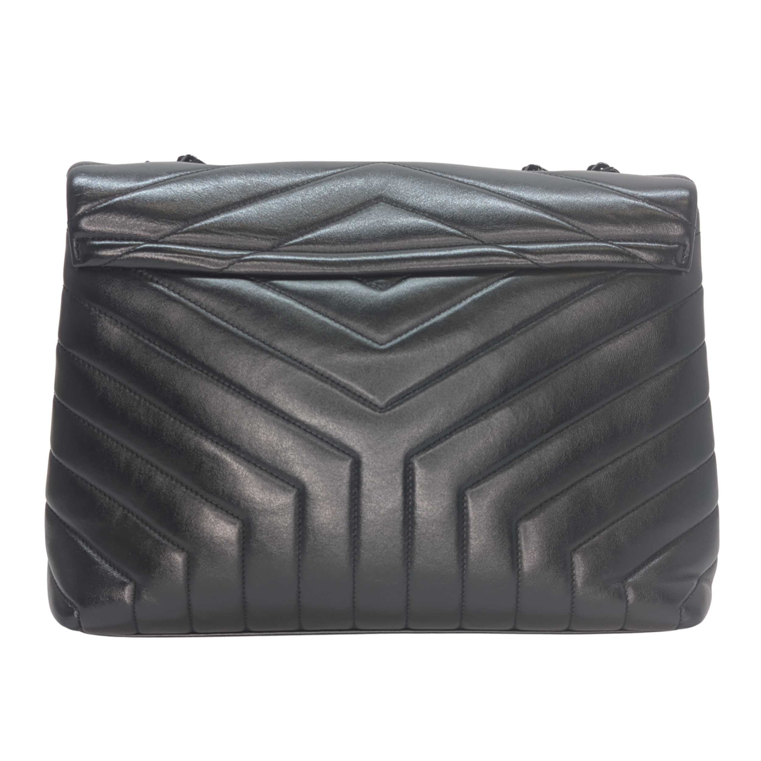Saint Laurent Loulou Toy Medium Shoulder Bag Black