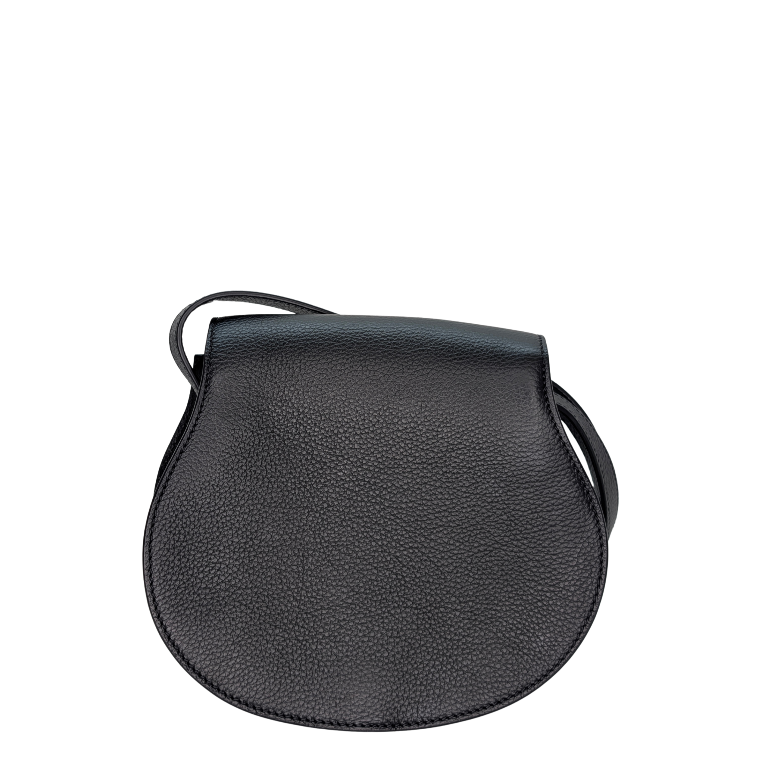 Chloe Marcie Saddle Small Bag Black