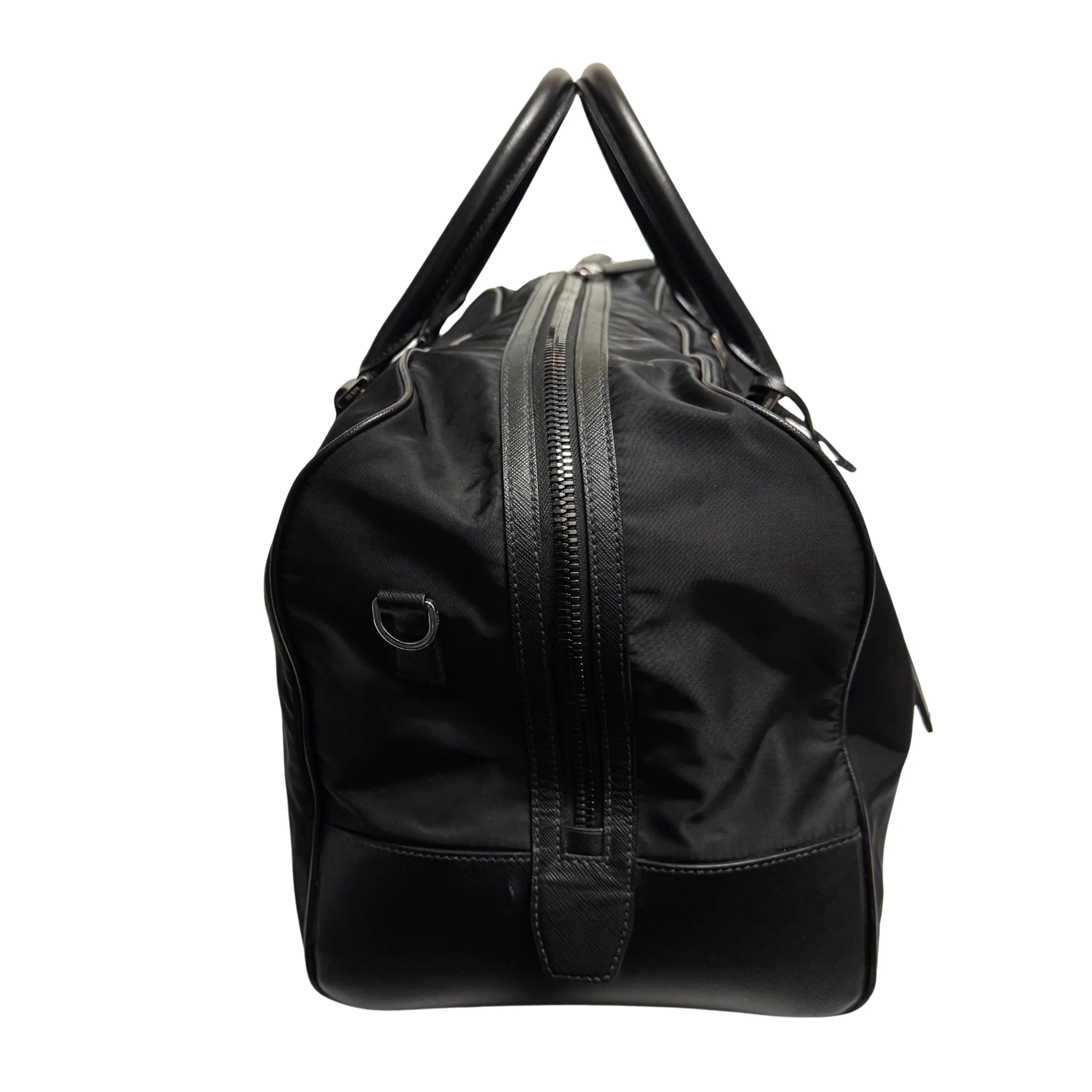 Prada Nylon Viaggio Duffle Bag Black - Lost Designer