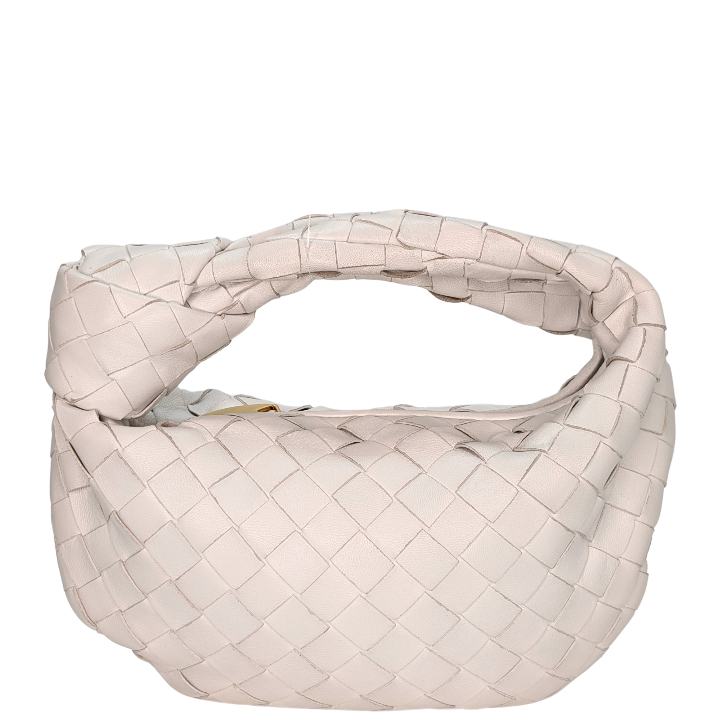 Bottega Veneta Mini Jodie Handbag White