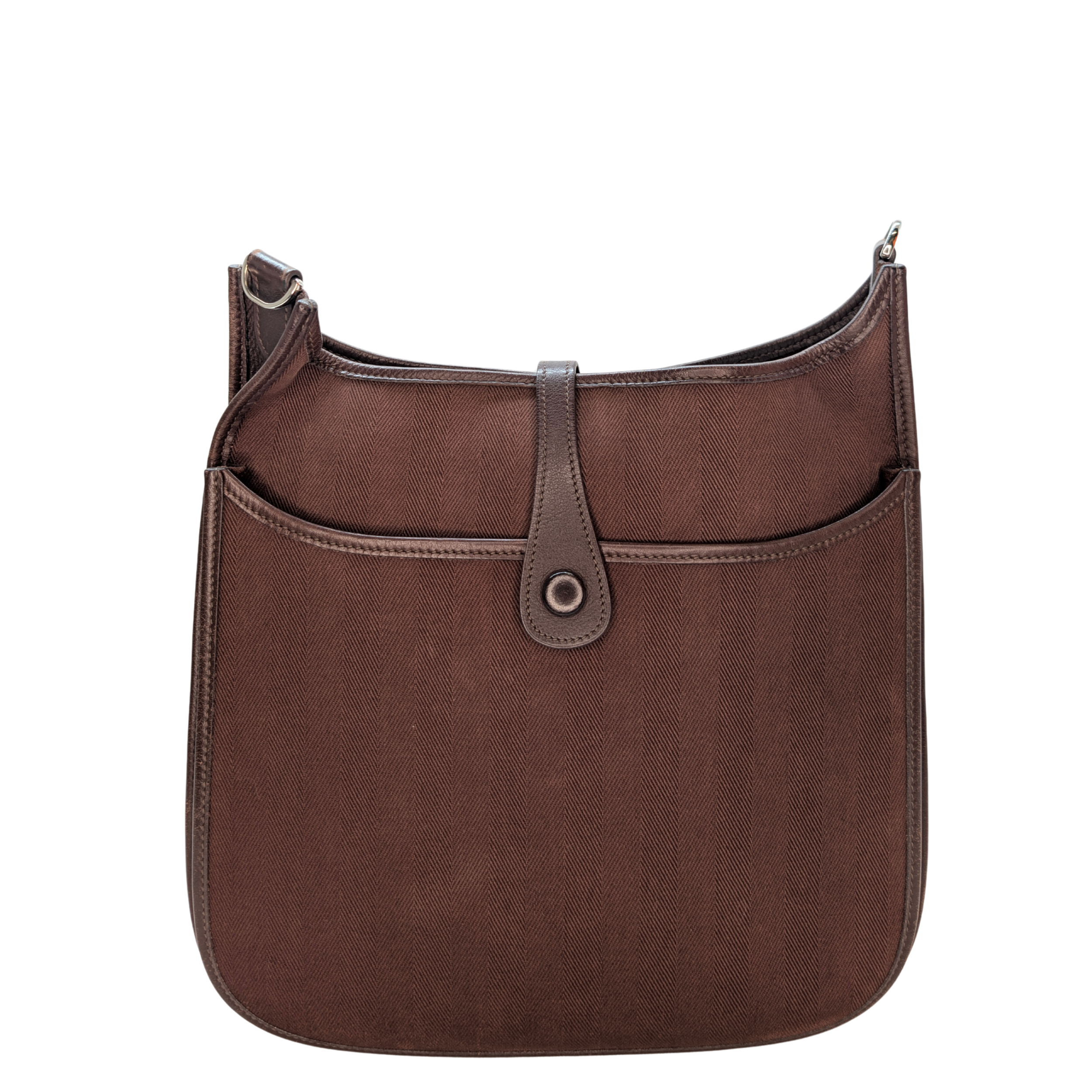 Hermes Evelyne I 29 PM Toile Brown Bag