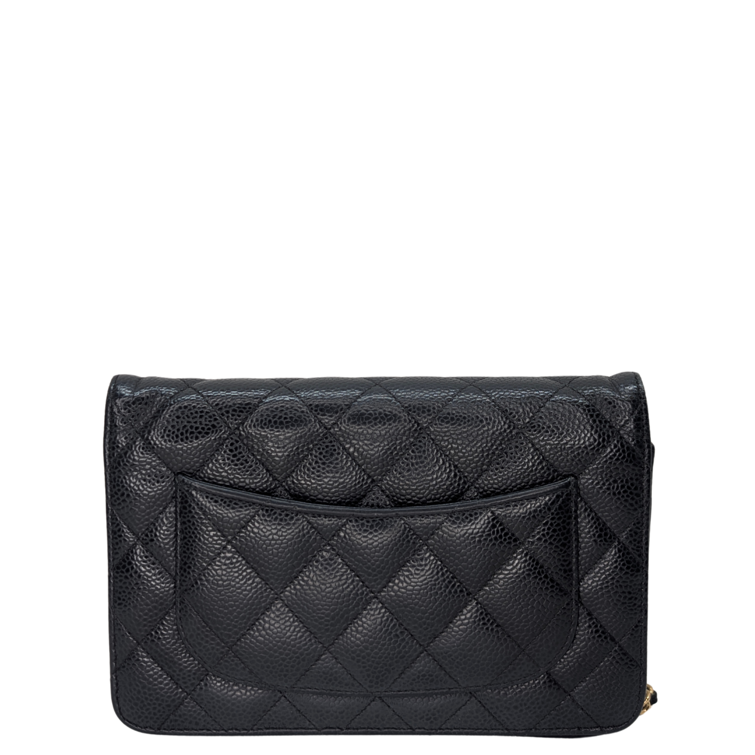 Chanel WOC Wallet on Chain Caviar Black GHW