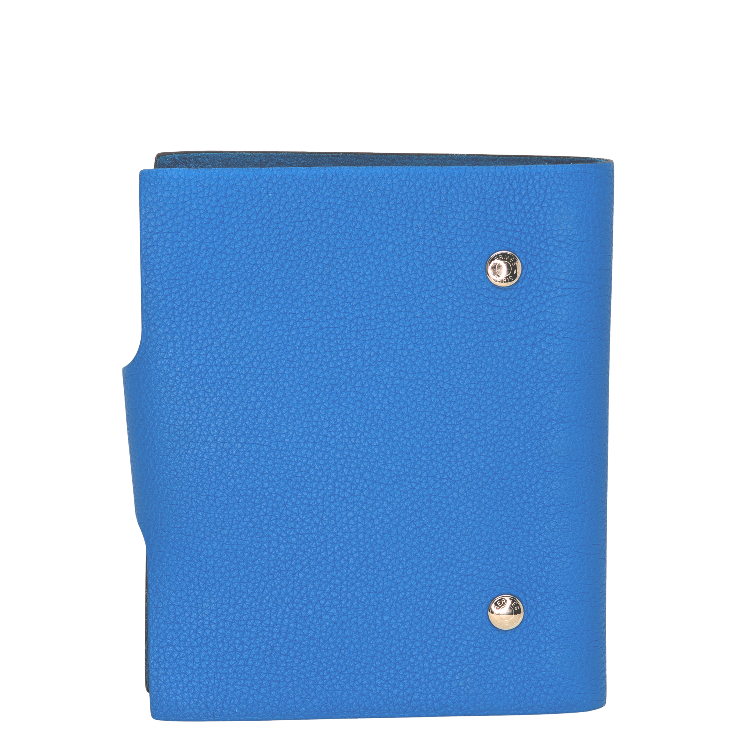 Hermès Ulysse Notebook Agenda Cover Togo Leather Blue