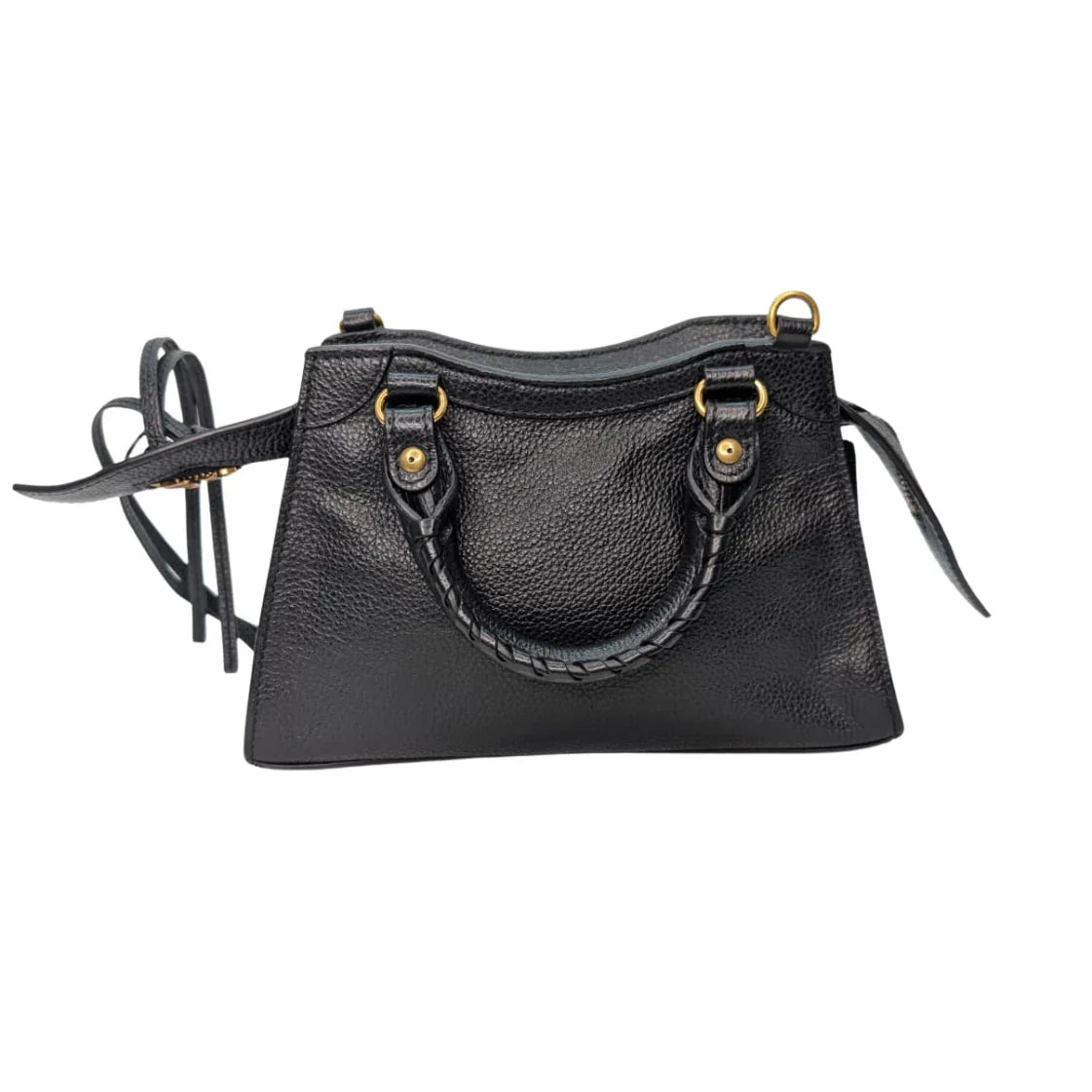 Balenciaga Neo Classic Gold Hardware Mini City Black - Lost Designer