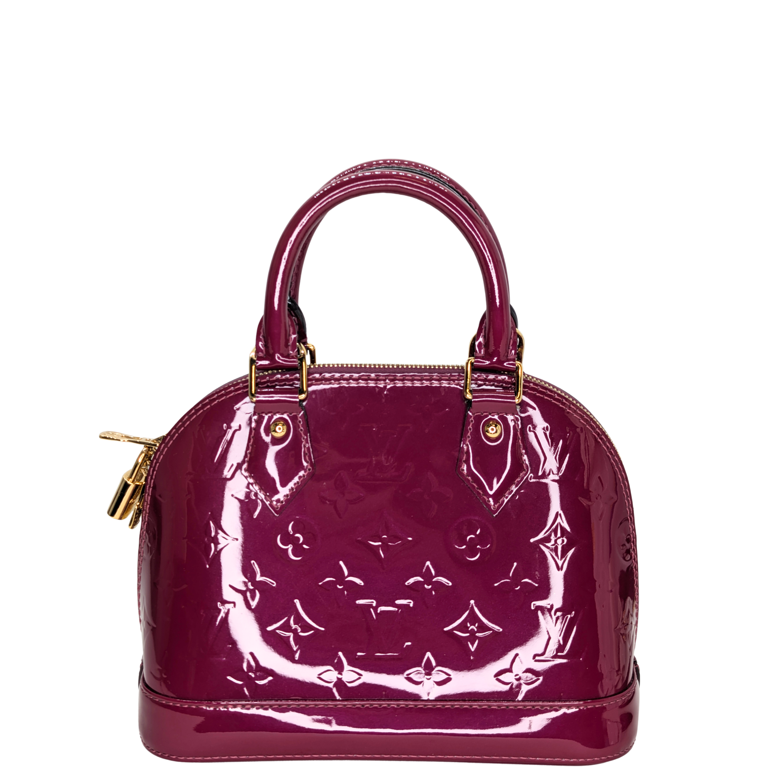 Louis Vuitton Alma BB Monogram Vernis purple