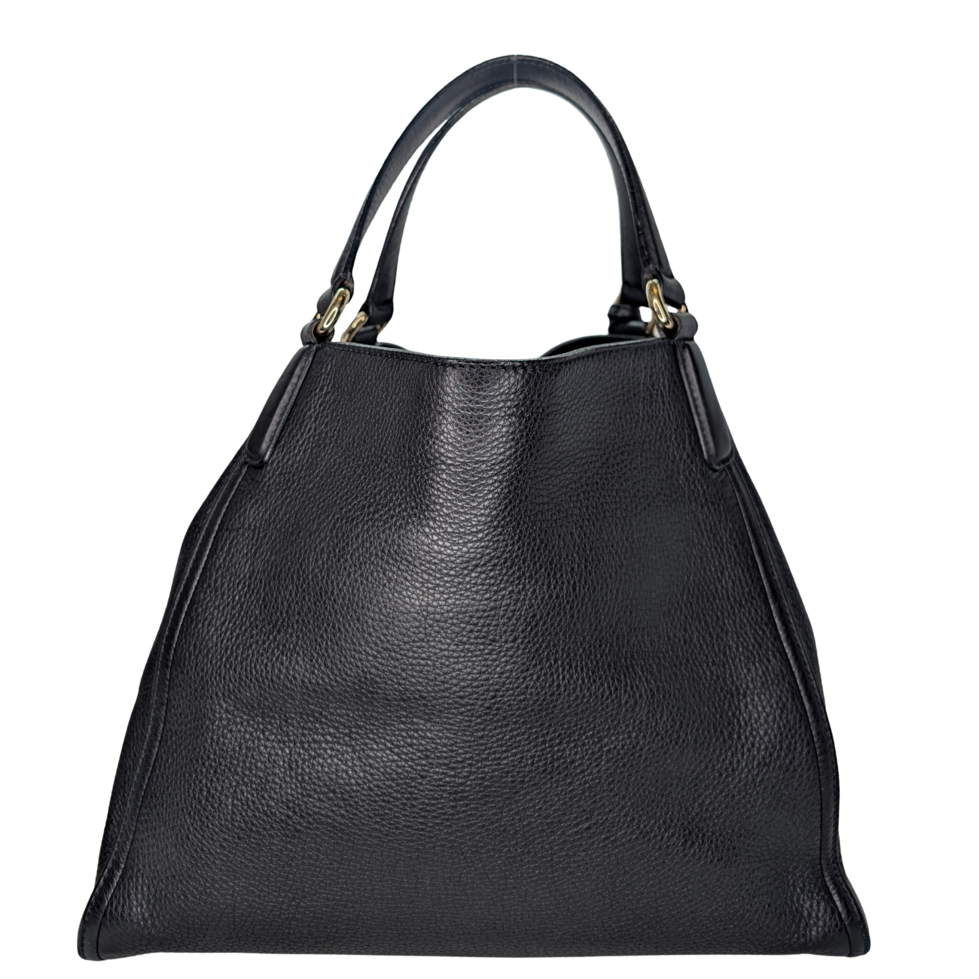 Gucci Soho Large Shoulder Tote Bag Black