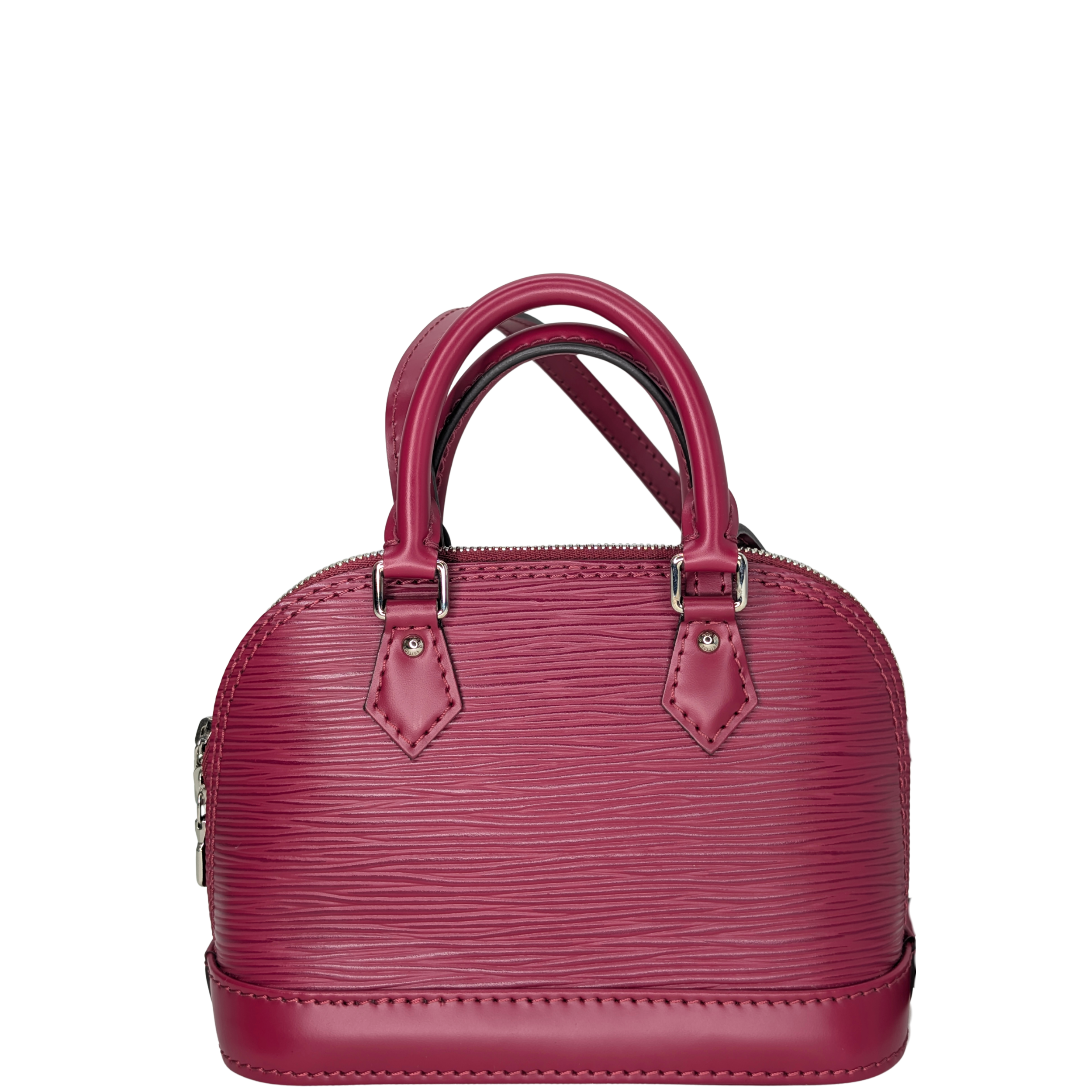 Louis Vuitton Alma Nano Epi Raspberry Red Bag