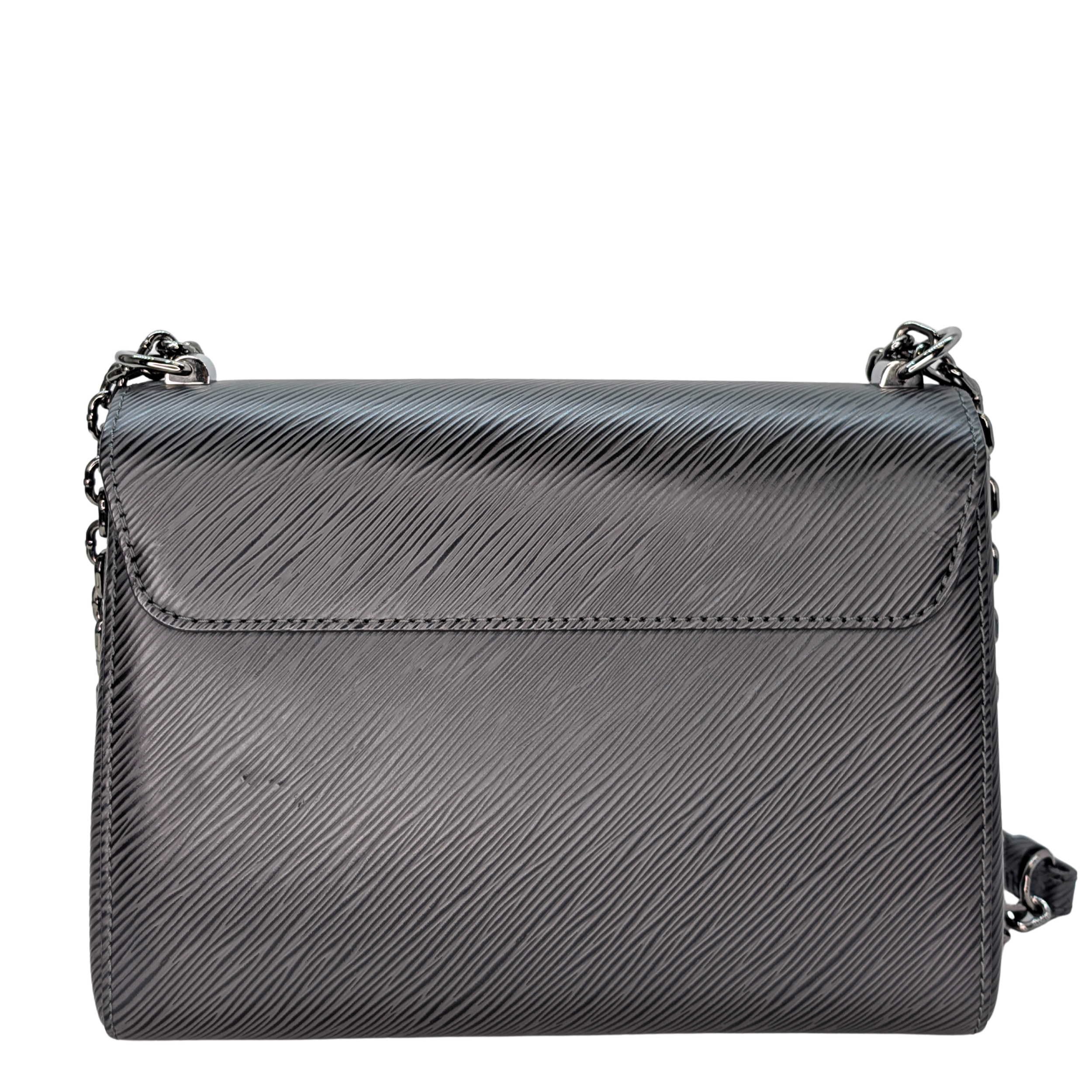 Louis Vuitton Twist MM Crossbody Bag Deep Grey