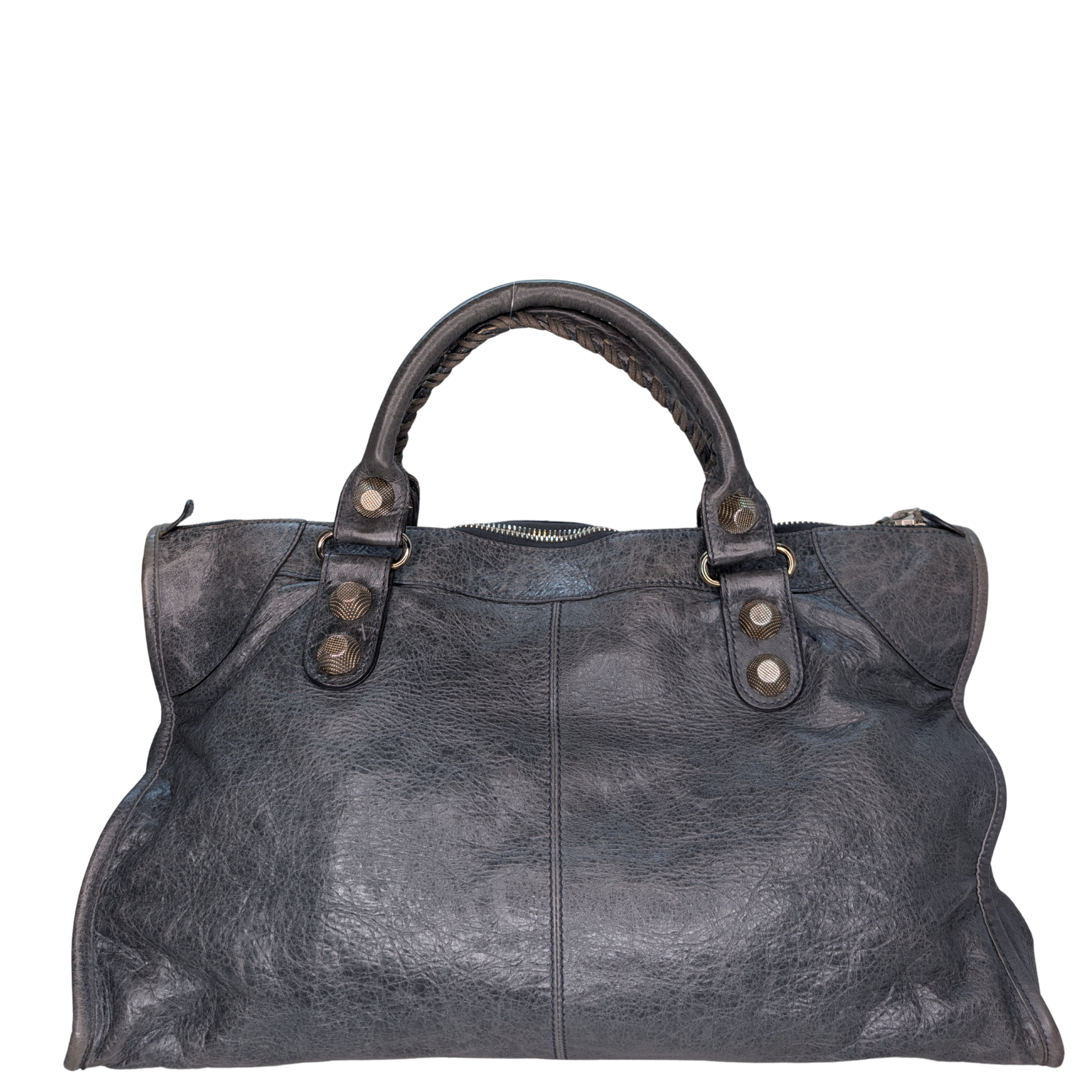 Balenciaga Motorcycle City Bag Grey