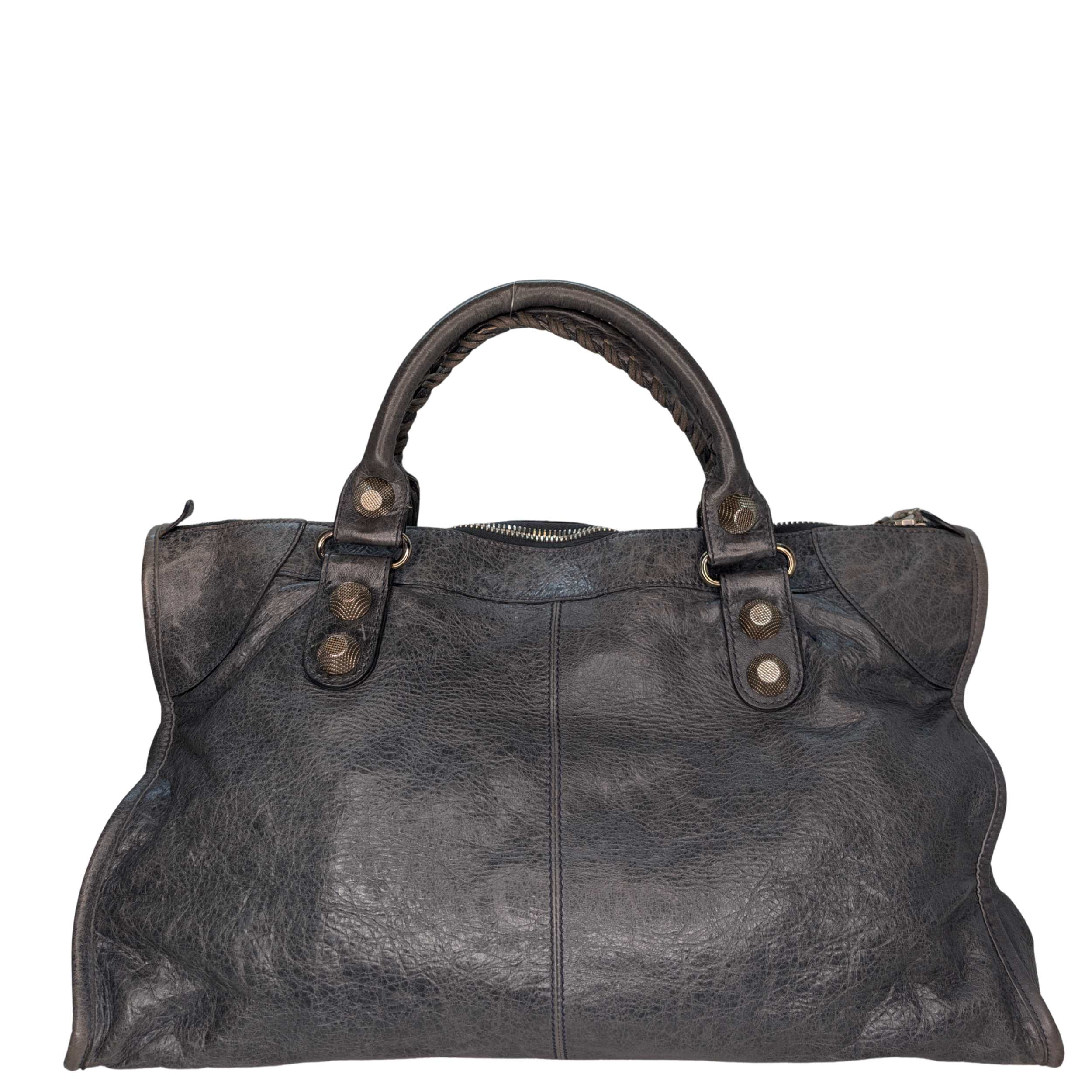 Balenciaga Motorcycle City Bag Grey