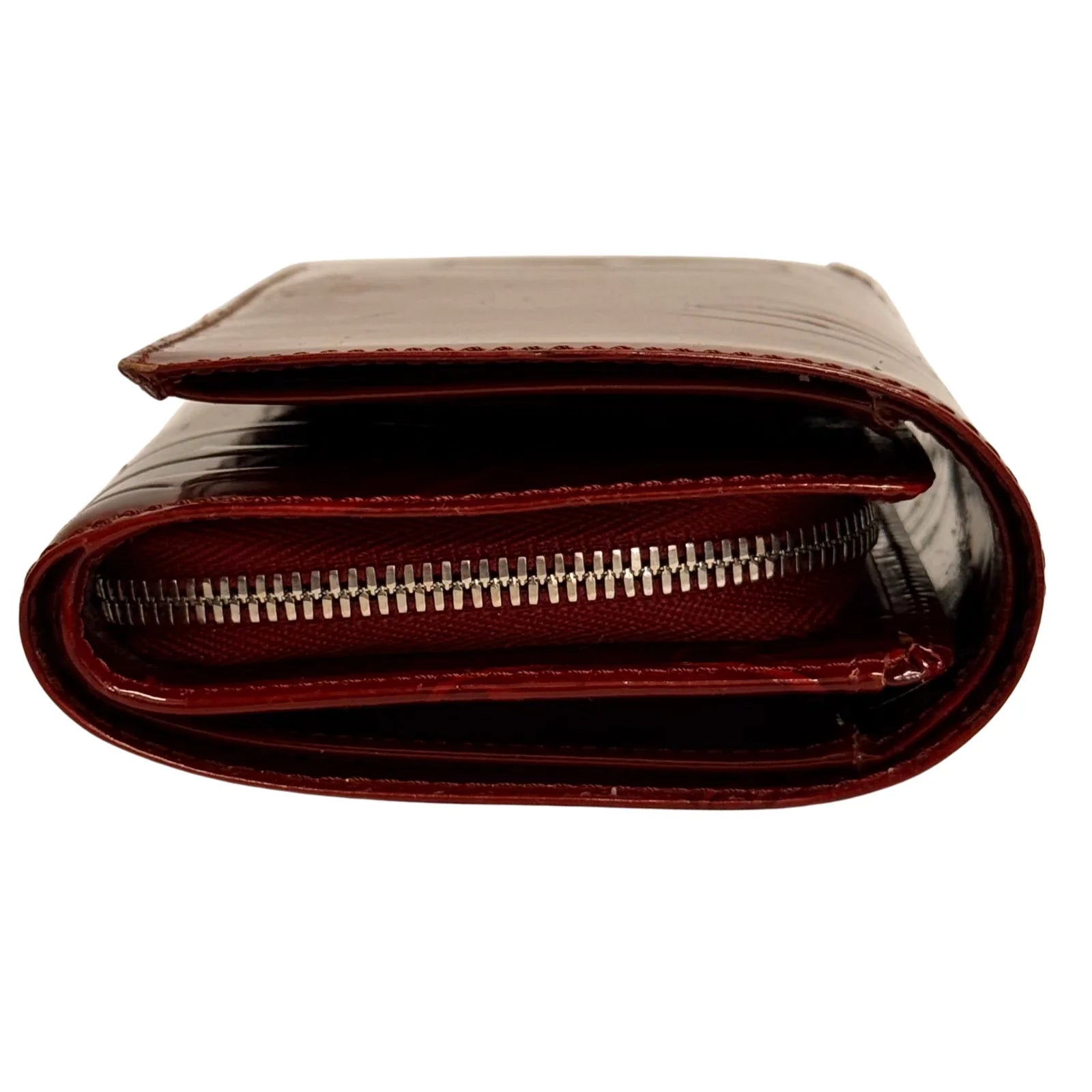 Cartier Long Leather Wallet Deep Red - Lost Designer