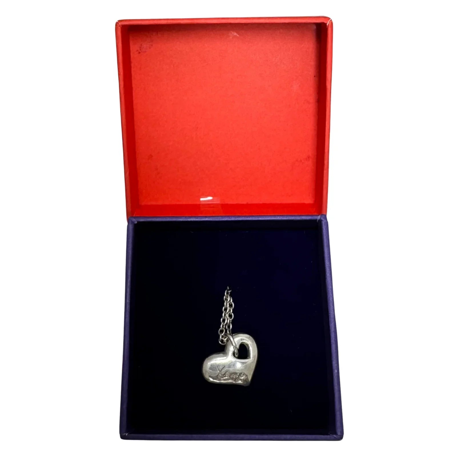Kenzo Sterling Silver Heart Charm Bracelet - Lost Designer