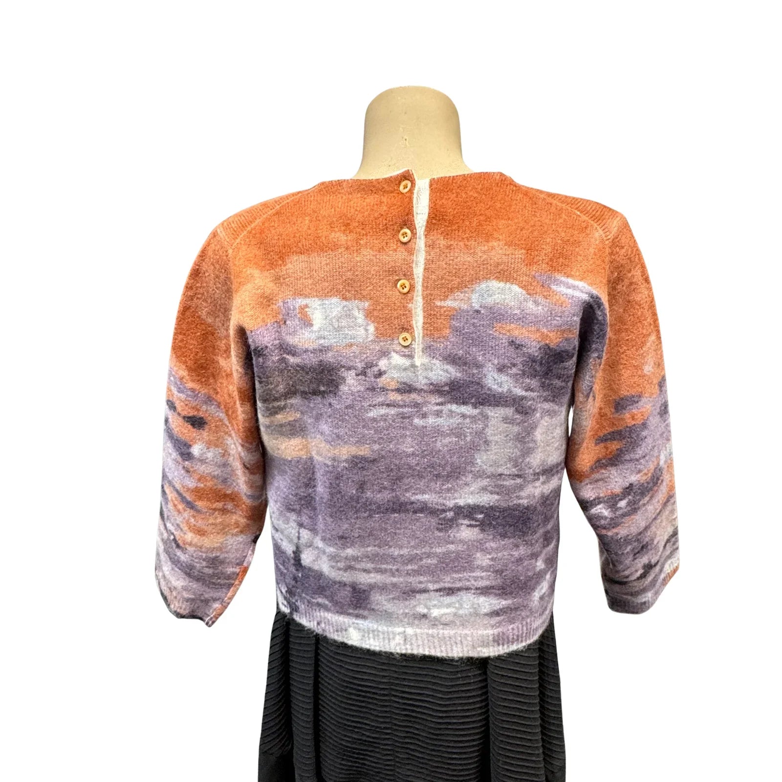 Prada Painted Seaside Landscape Knit Sweater - Lost Designer