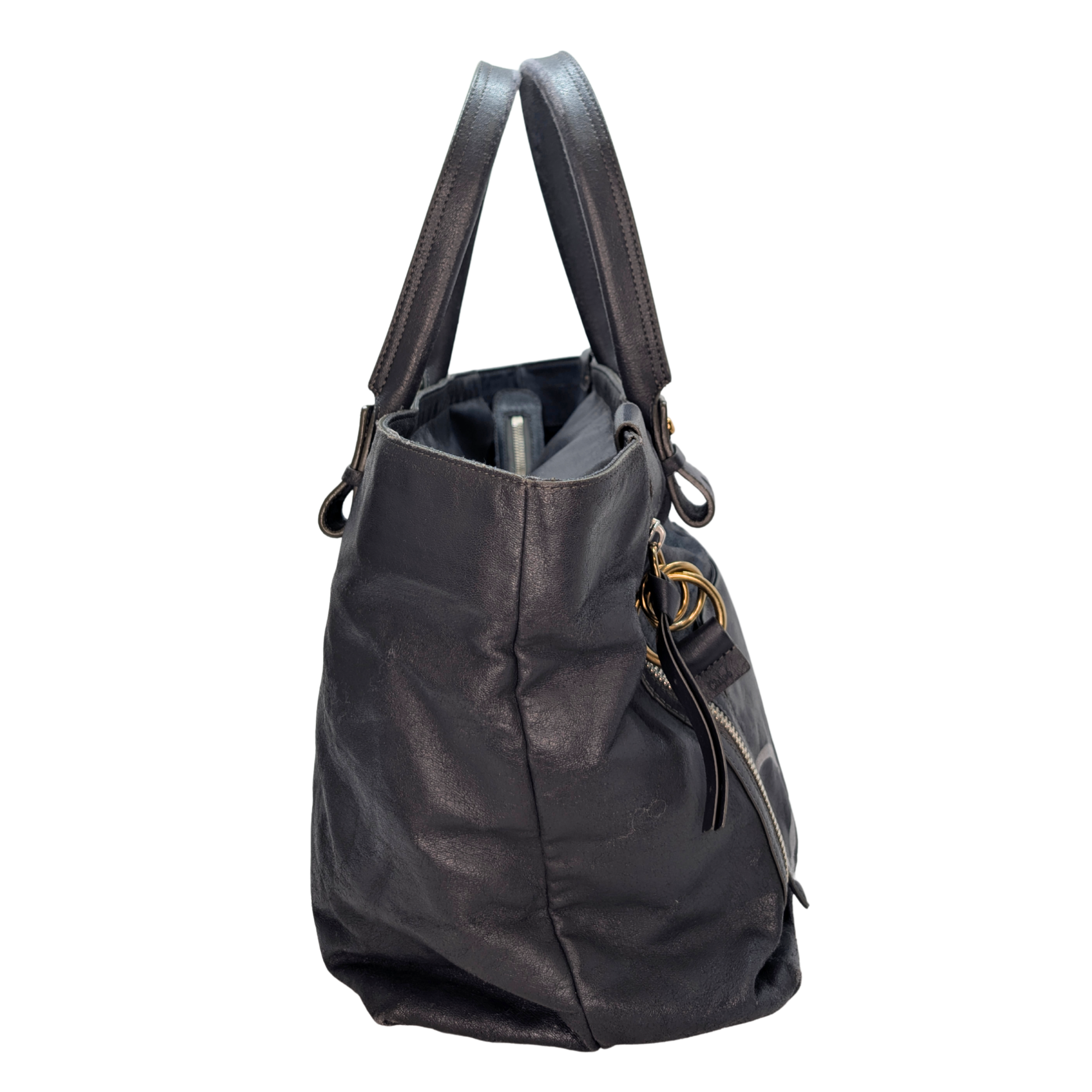 Chloe Eclipse Tote Bag Charcoal