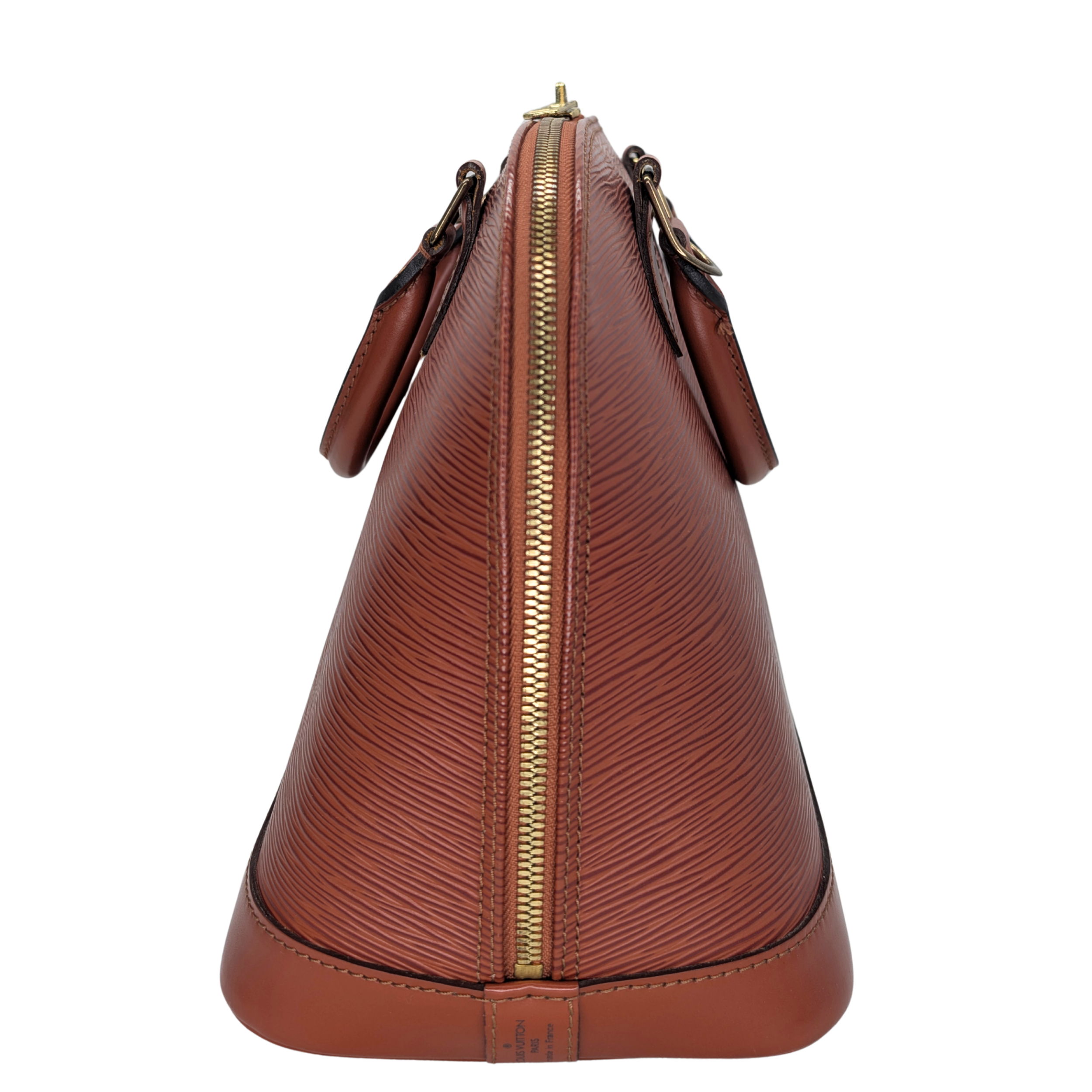 Louis Vuitton Alma PM Epi Cognac Brown