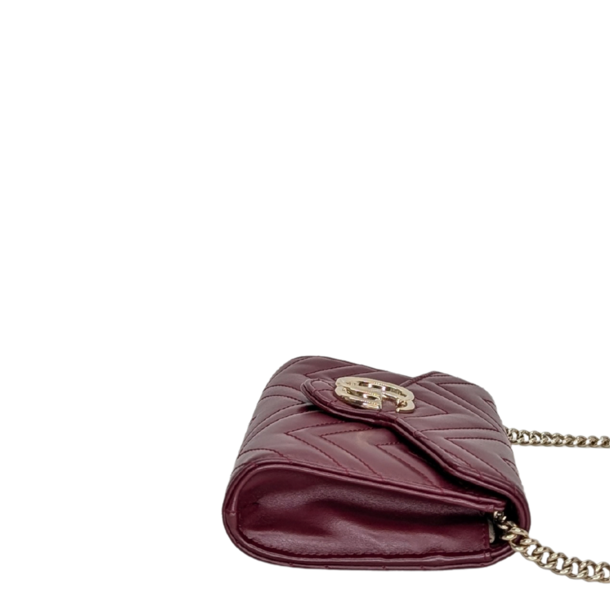 Gucci Marmont Small Wallet on Chain Bag Burgundy