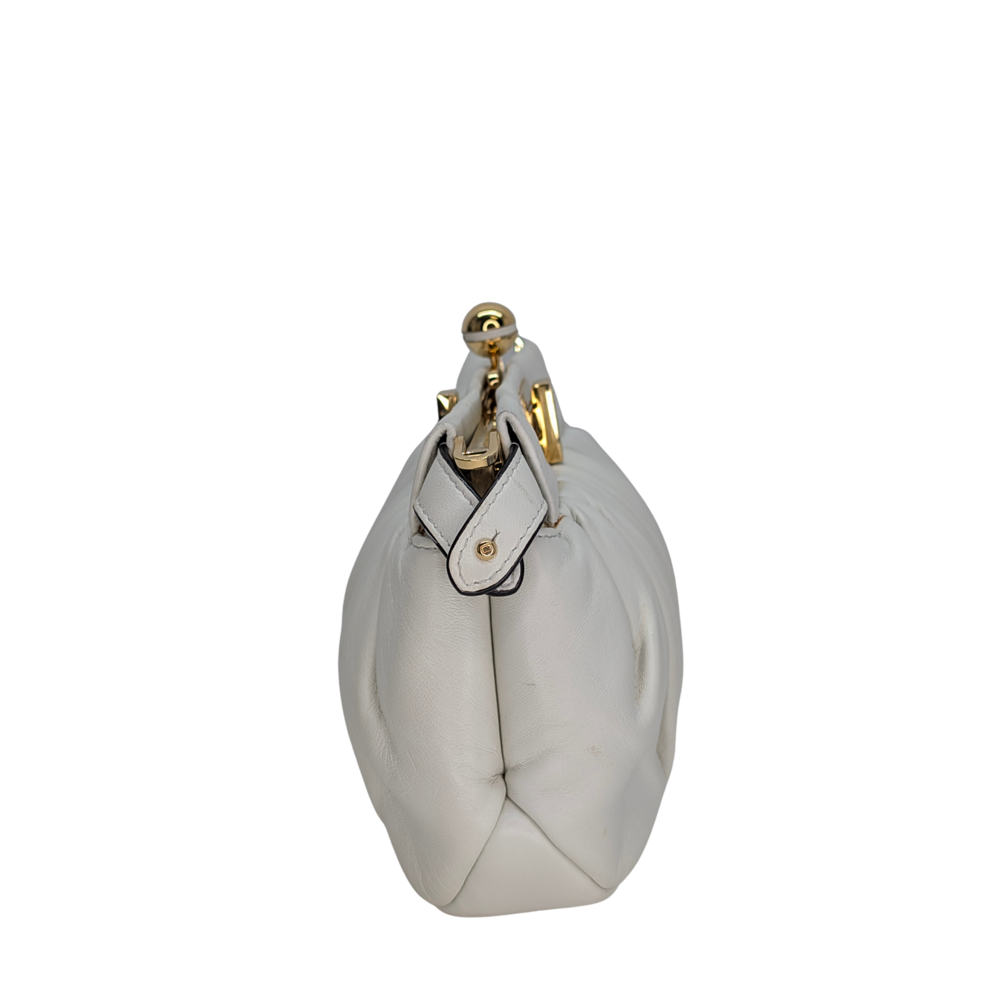Fendi Peekaboo Click Handbag White