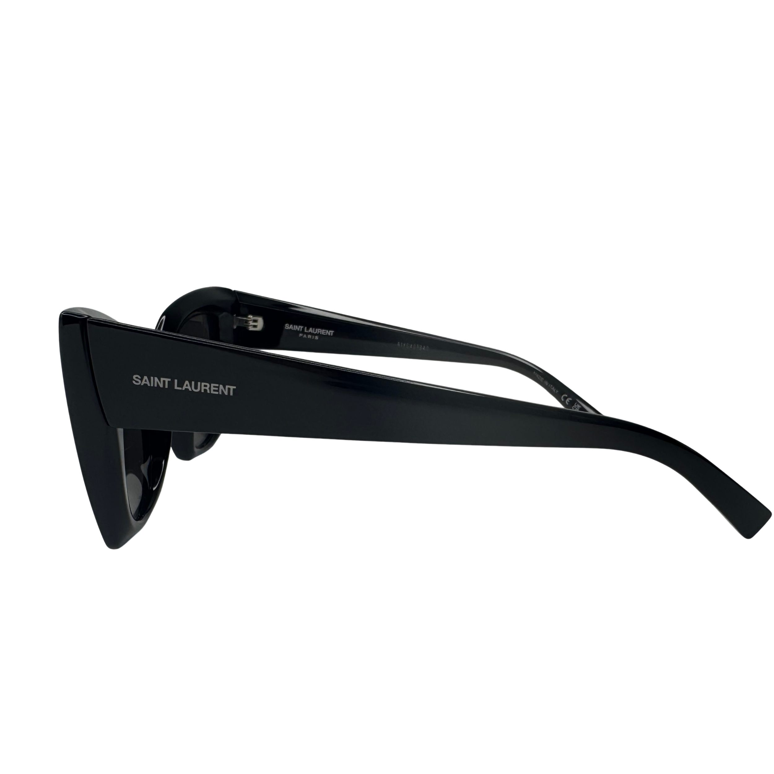 Saint Laurent SL 552 001 Black Cat-Eye Sunglasses