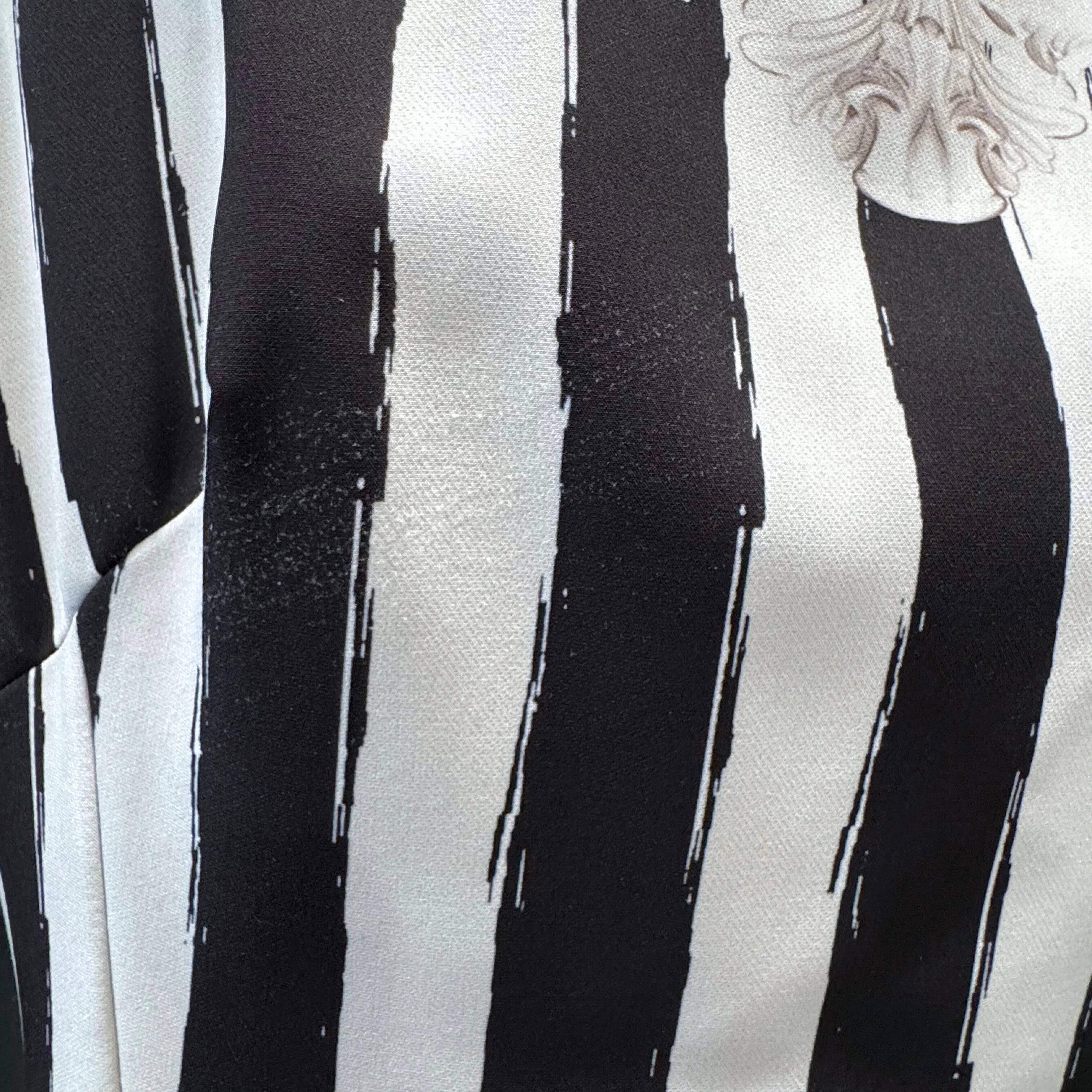 Versace Humbug Stripe Printed Shift Dress 48 - Lost Designer