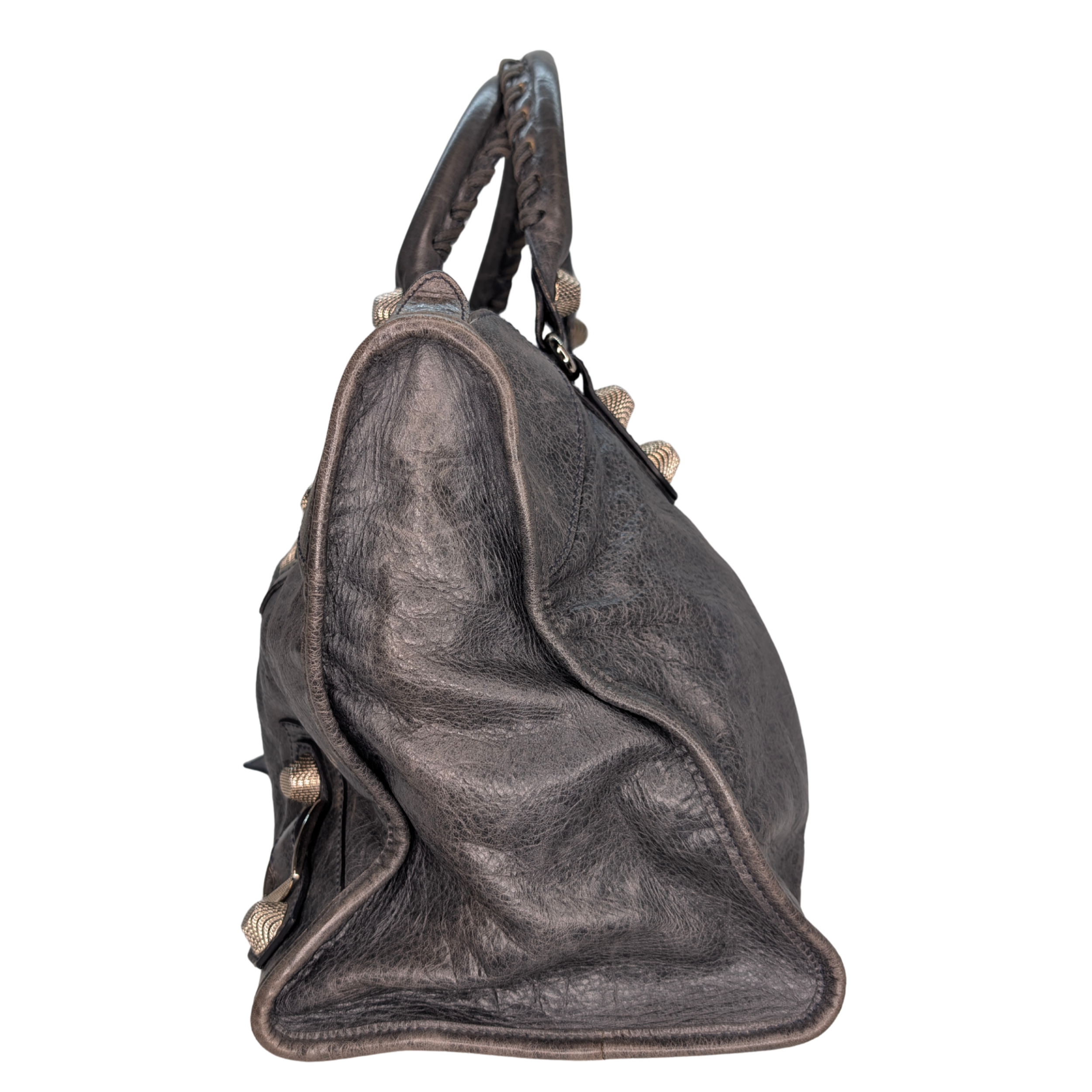 Balenciaga Motorcycle City Bag Grey