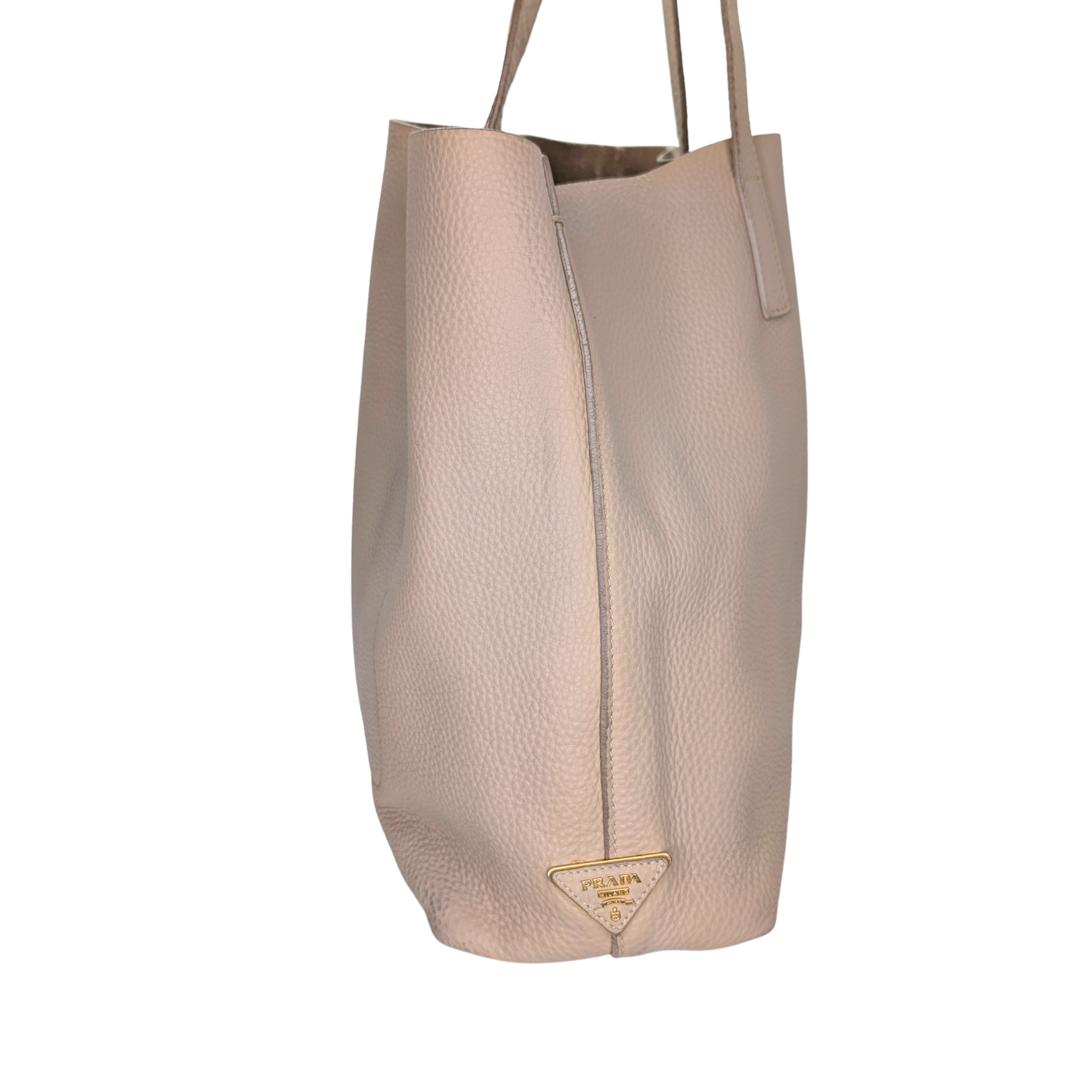 Prada Large Hobo Tote Bag Beige