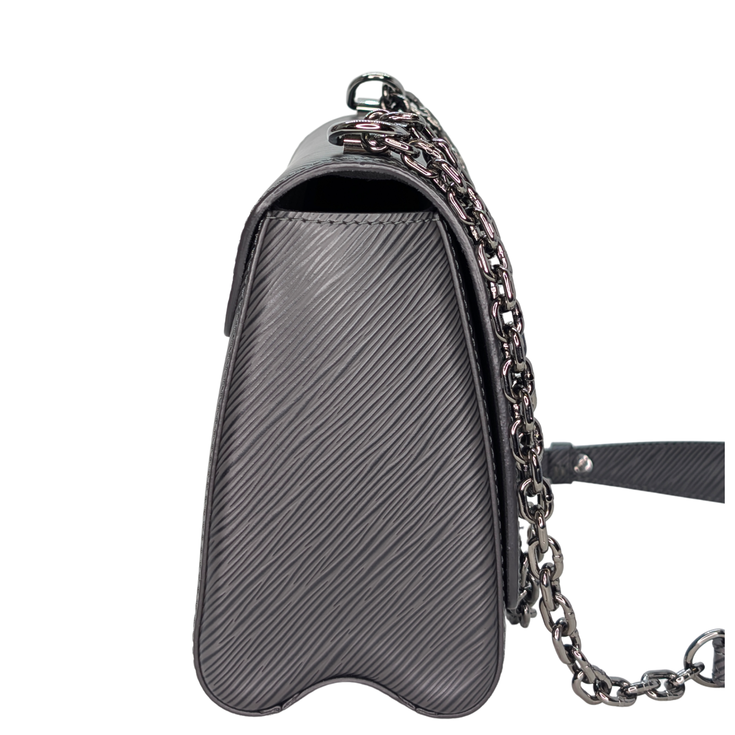 Louis Vuitton Twist MM Crossbody Bag Deep Grey