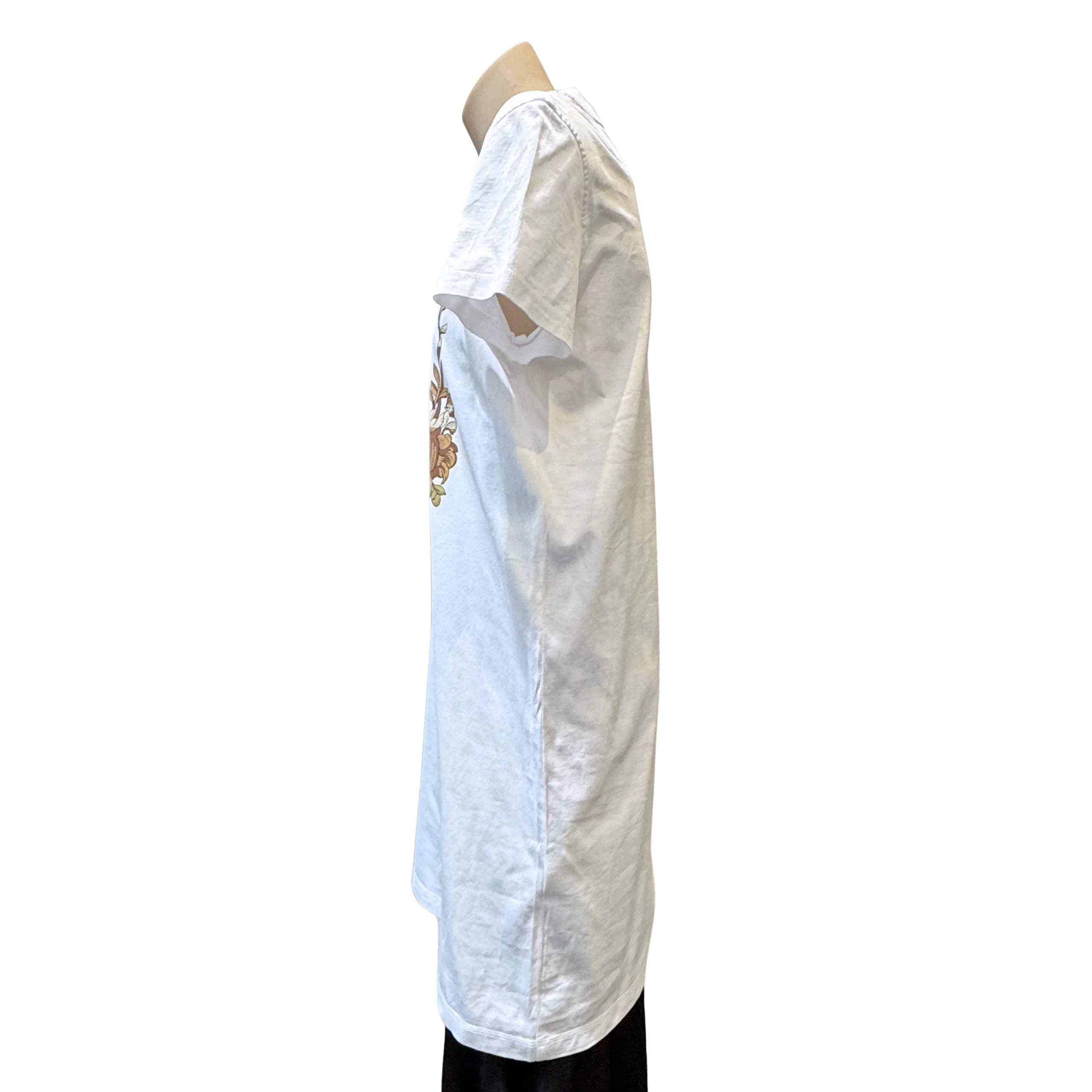 Hermes Della Cavalleria Mid T shirt Dress White 38 - Lost Designer