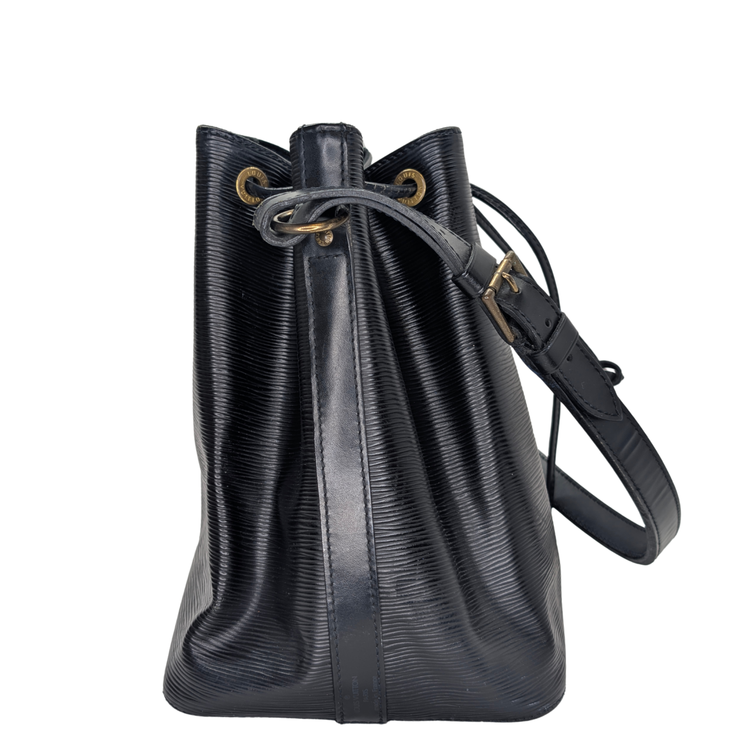 Louis Vuitton Epi Noé Shoulder Bag Black