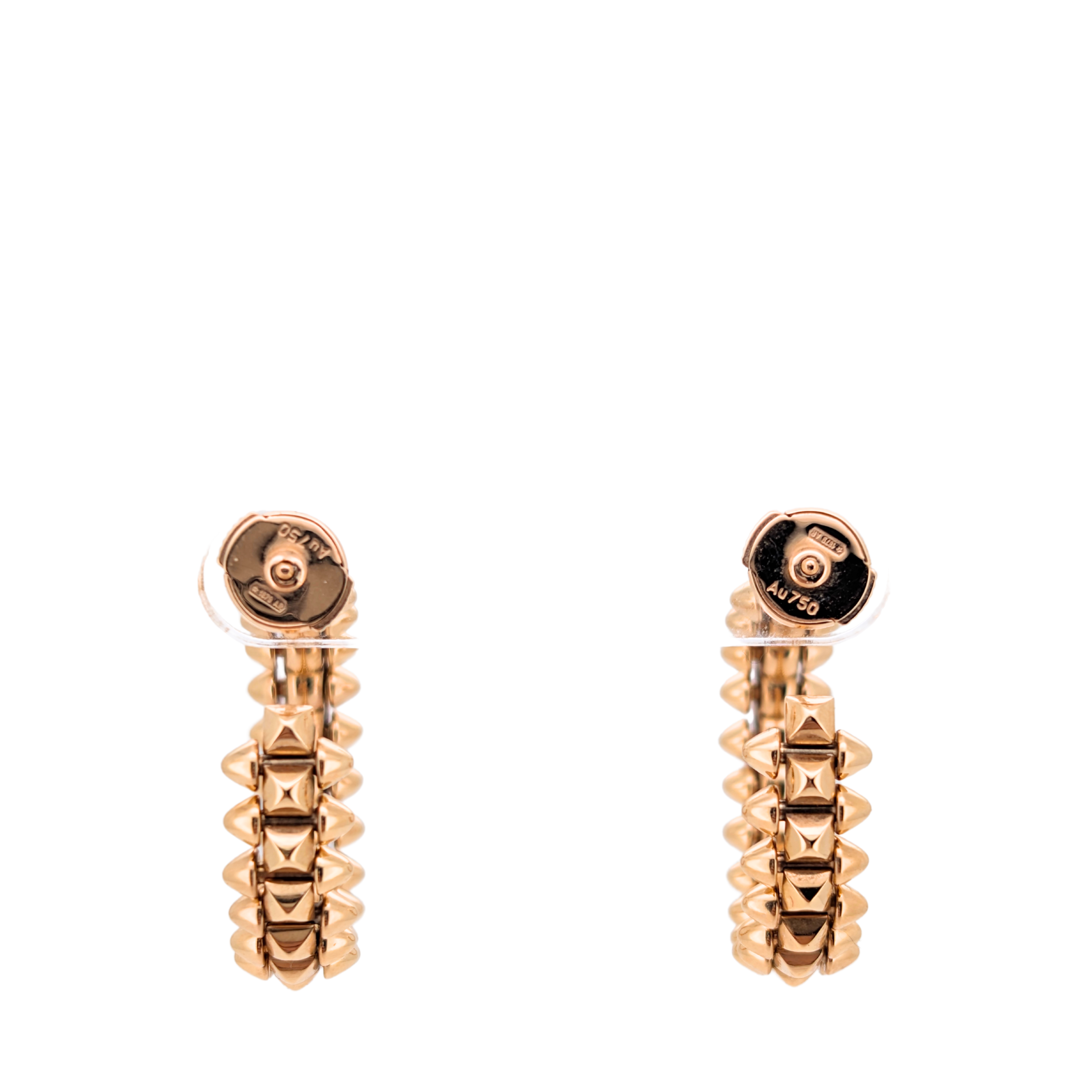 Cartier Clash de Cartier Hoop Earrings Small Model 18K Yellow Gold