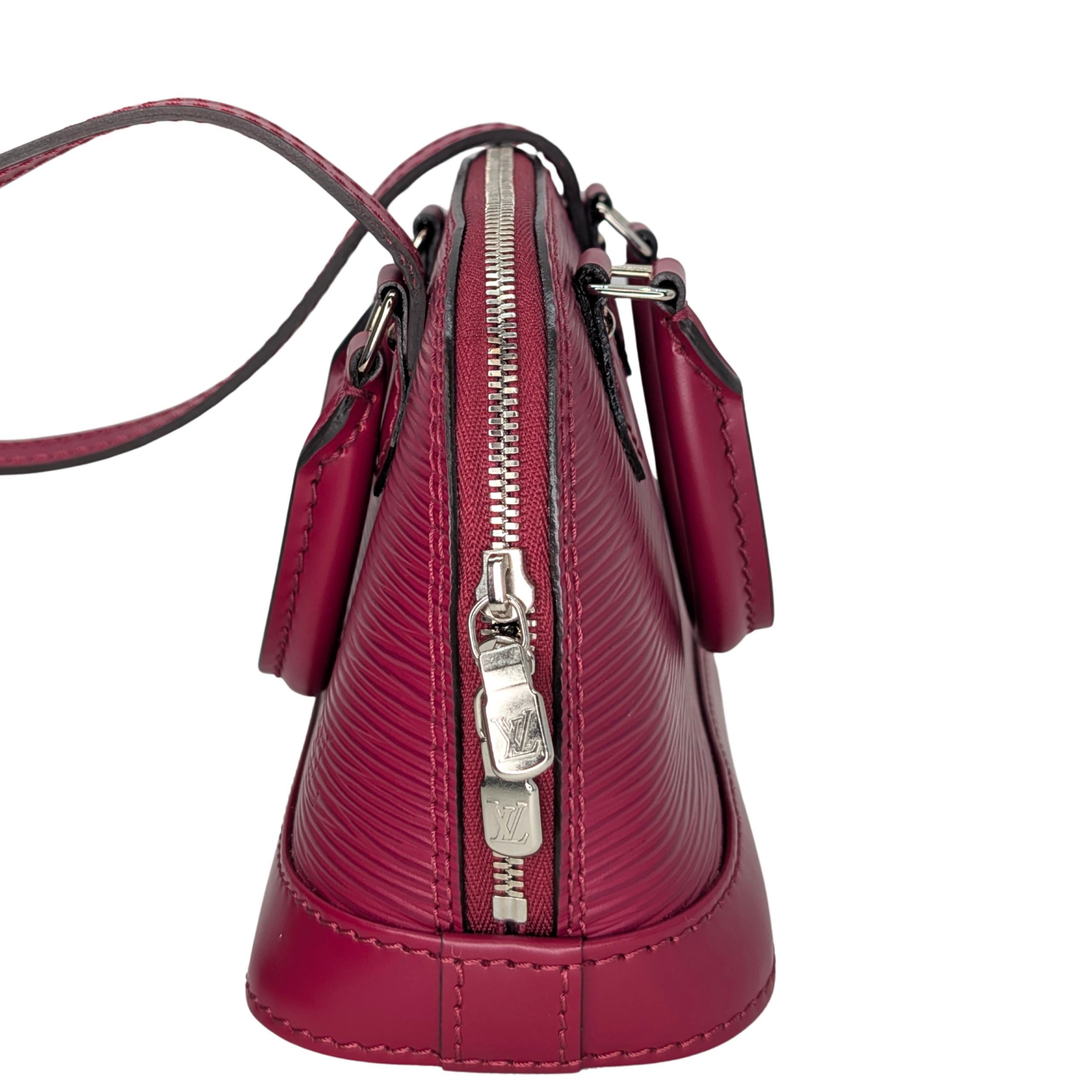 Louis Vuitton Alma Nano Epi Raspberry Red Bag