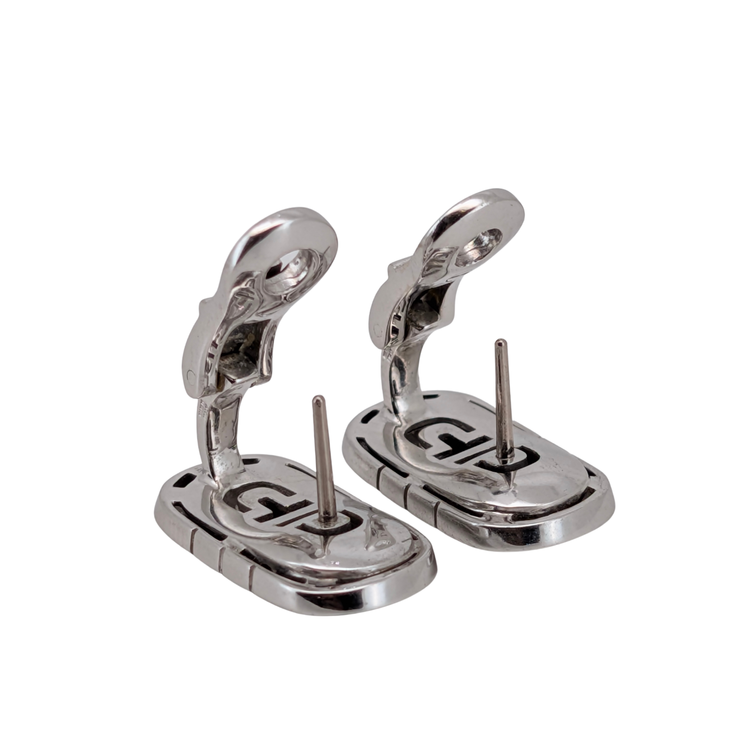 Bvlgari Parentesi Earrings in 18k white gold