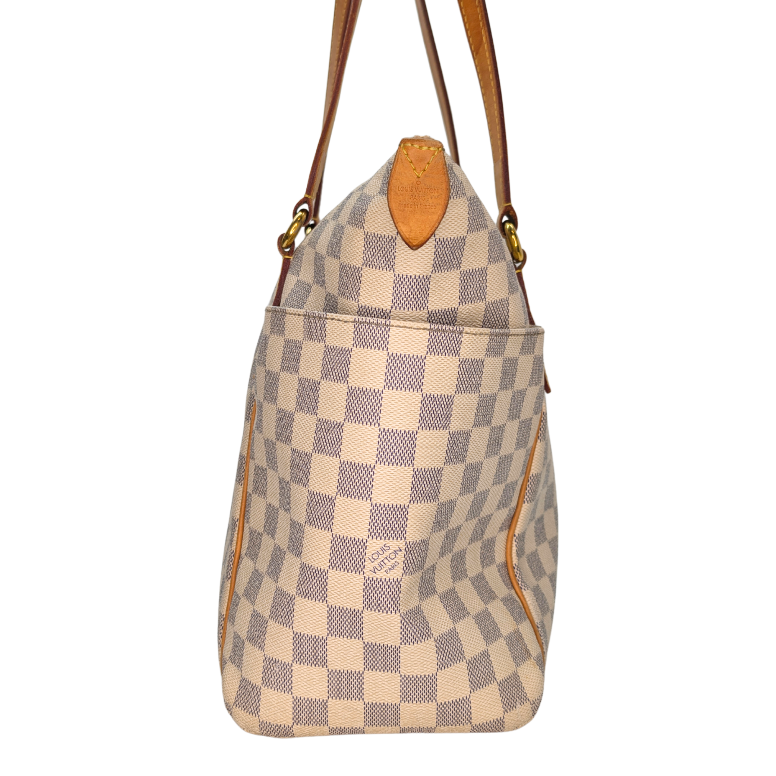 Louis Vuitton Totally MM Damier Azur Shoulder Bag