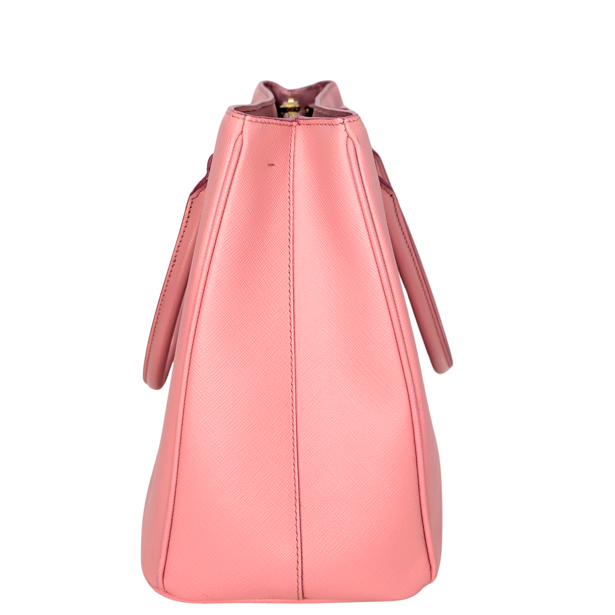 Prada Galleria Saffiano Leather Tote Pink