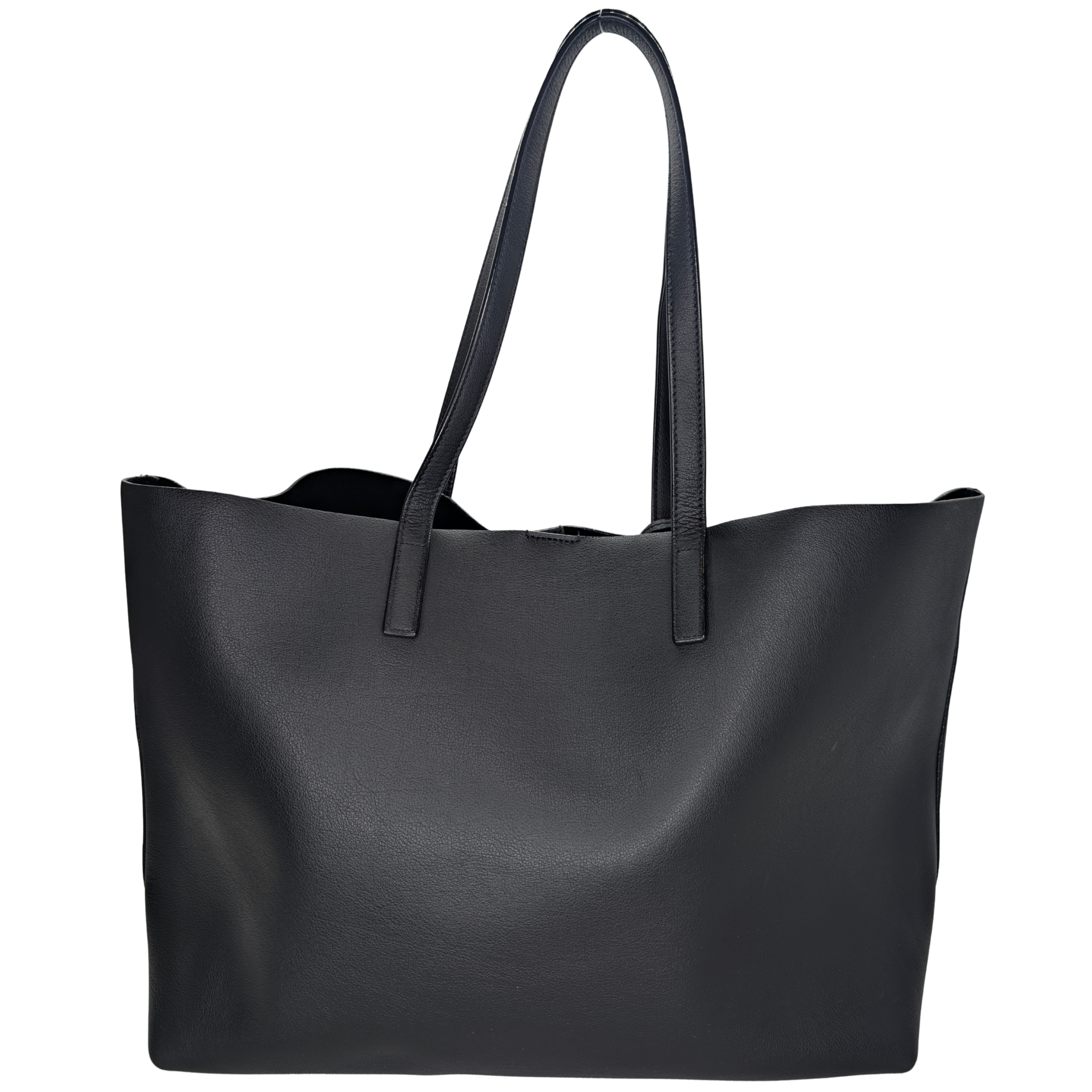 Saint Laurent Shopping Tote Leather Black