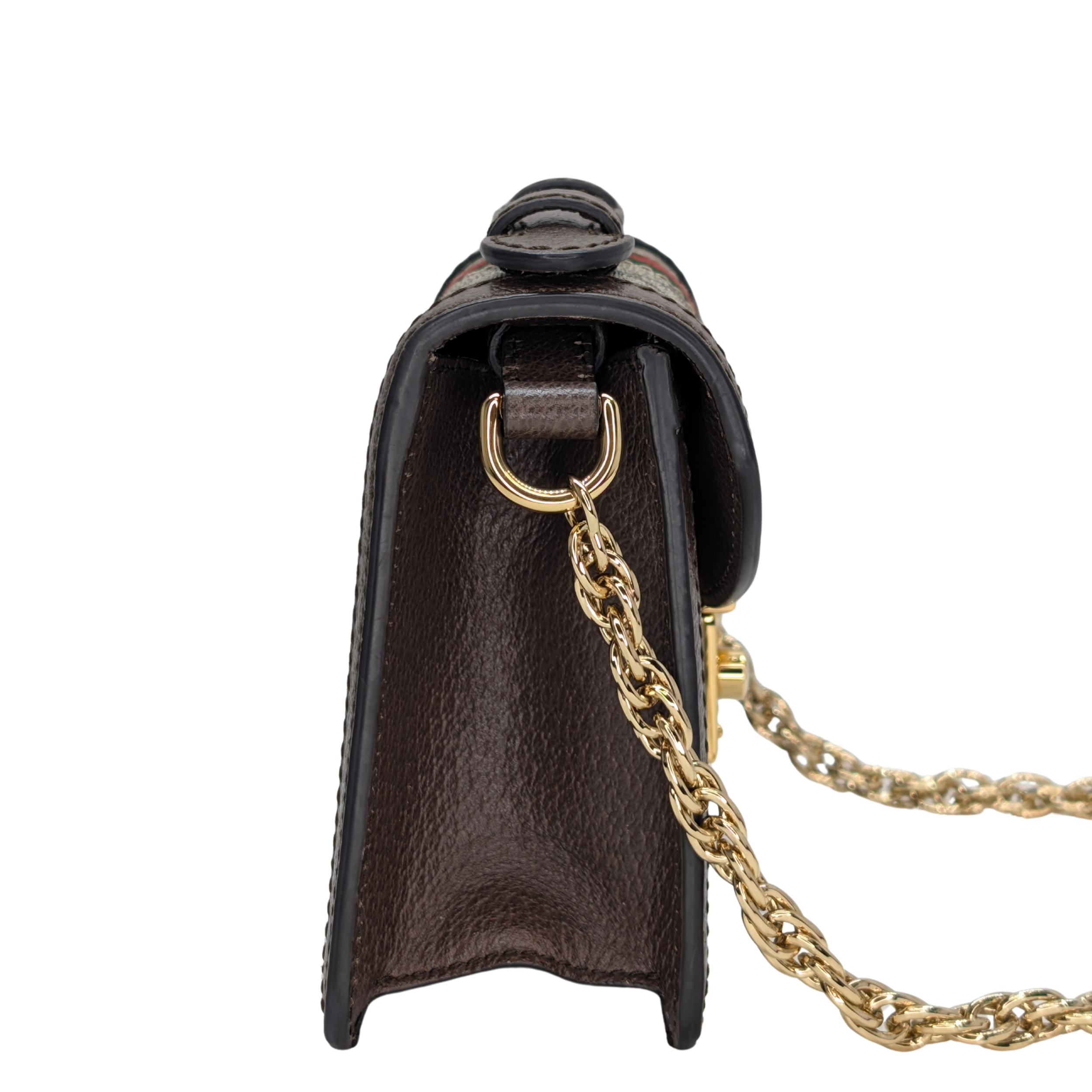 Gucci GG Supreme Ophidia Lock Mini Top Handle Shoulder Bag